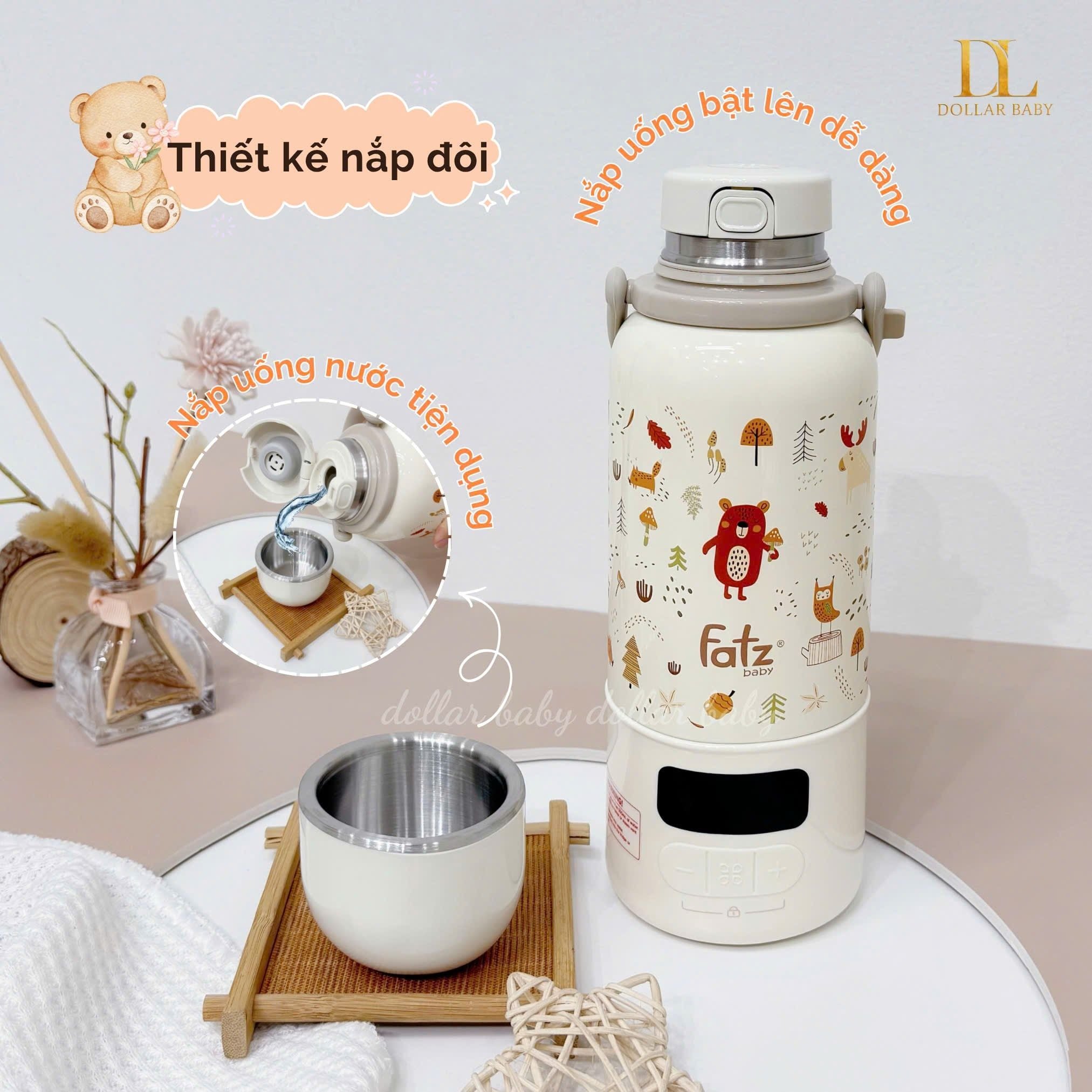  FATZ BABY - Bình đun và hâm nước di động Mini Smart 21 Plus 