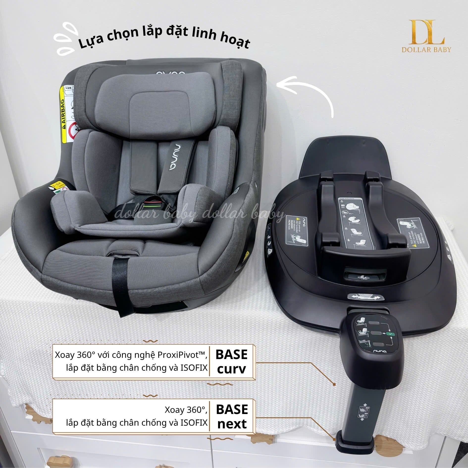  GHẾ NGỒI Ô TÔ NUNA TODL LITE ( KÈM BASE NEXT ) 