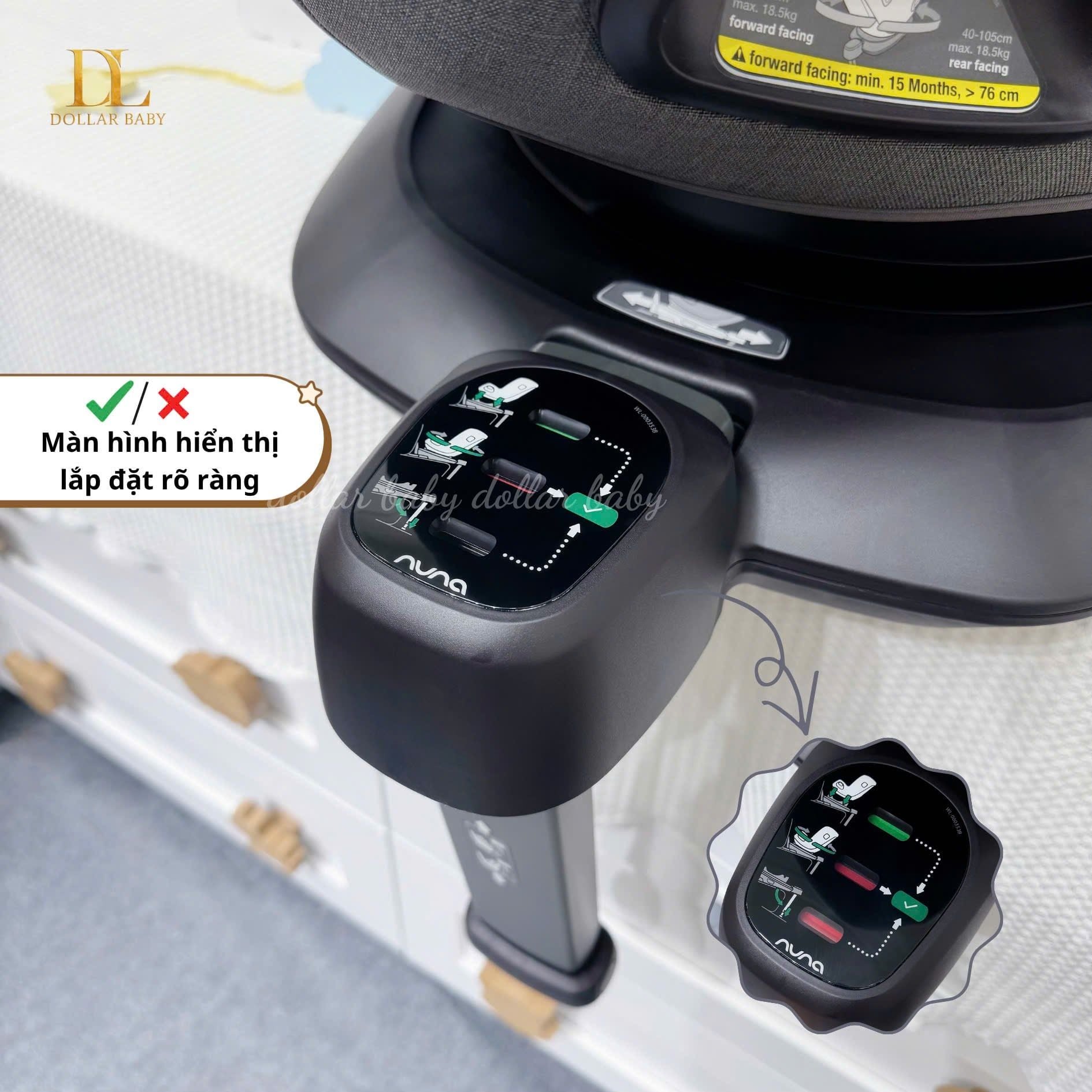  GHẾ NGỒI Ô TÔ NUNA TODL LITE ( KÈM BASE NEXT ) 