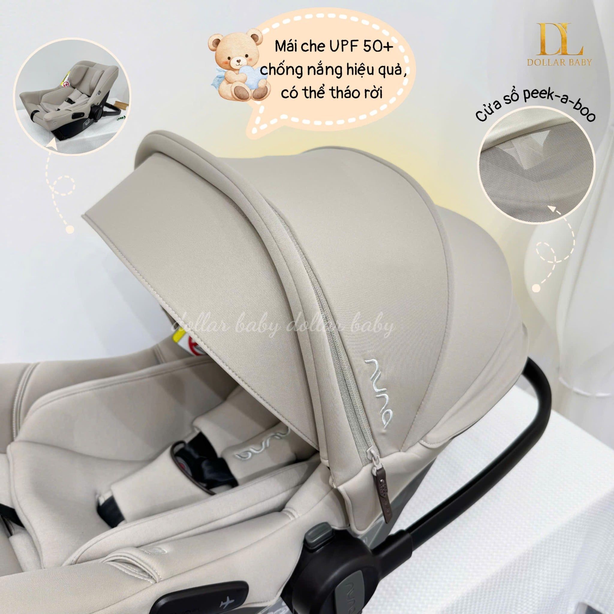  NUNA - Ghế Ngồi Ô Tô Sơ Sinh Pipa Urbn 