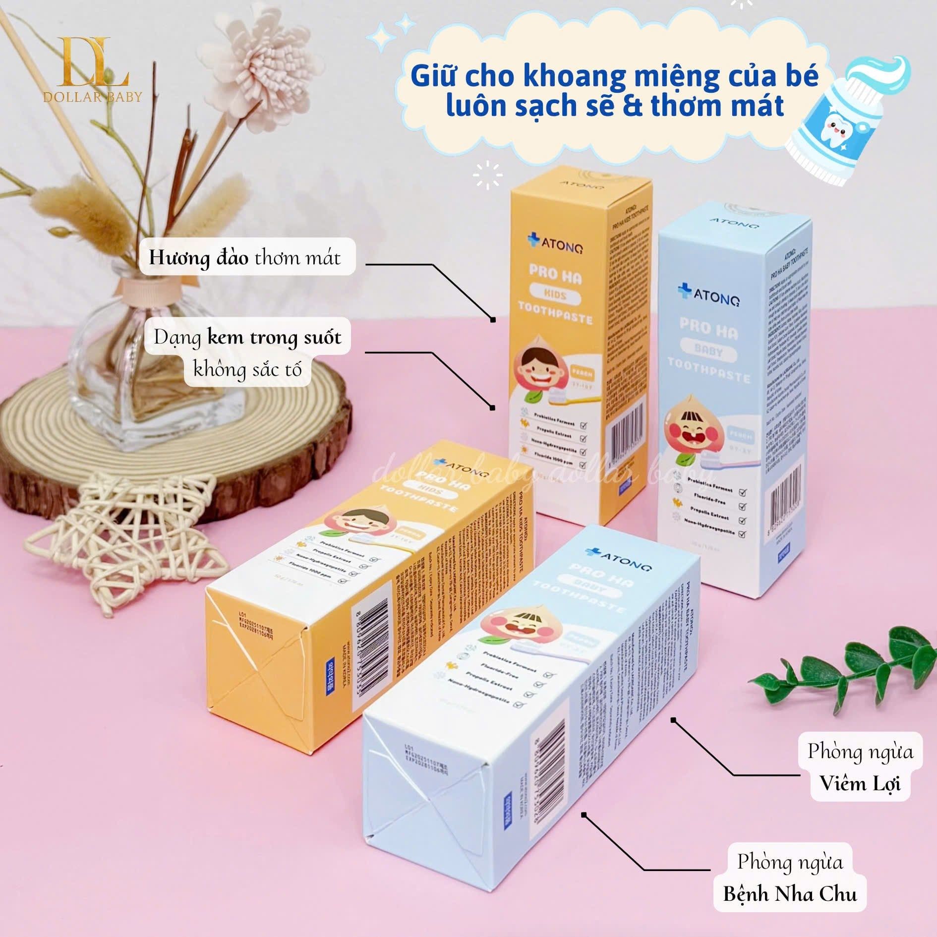  Kem đánh răng lợi khuẩn PRO HA ATONO2 (50g) 