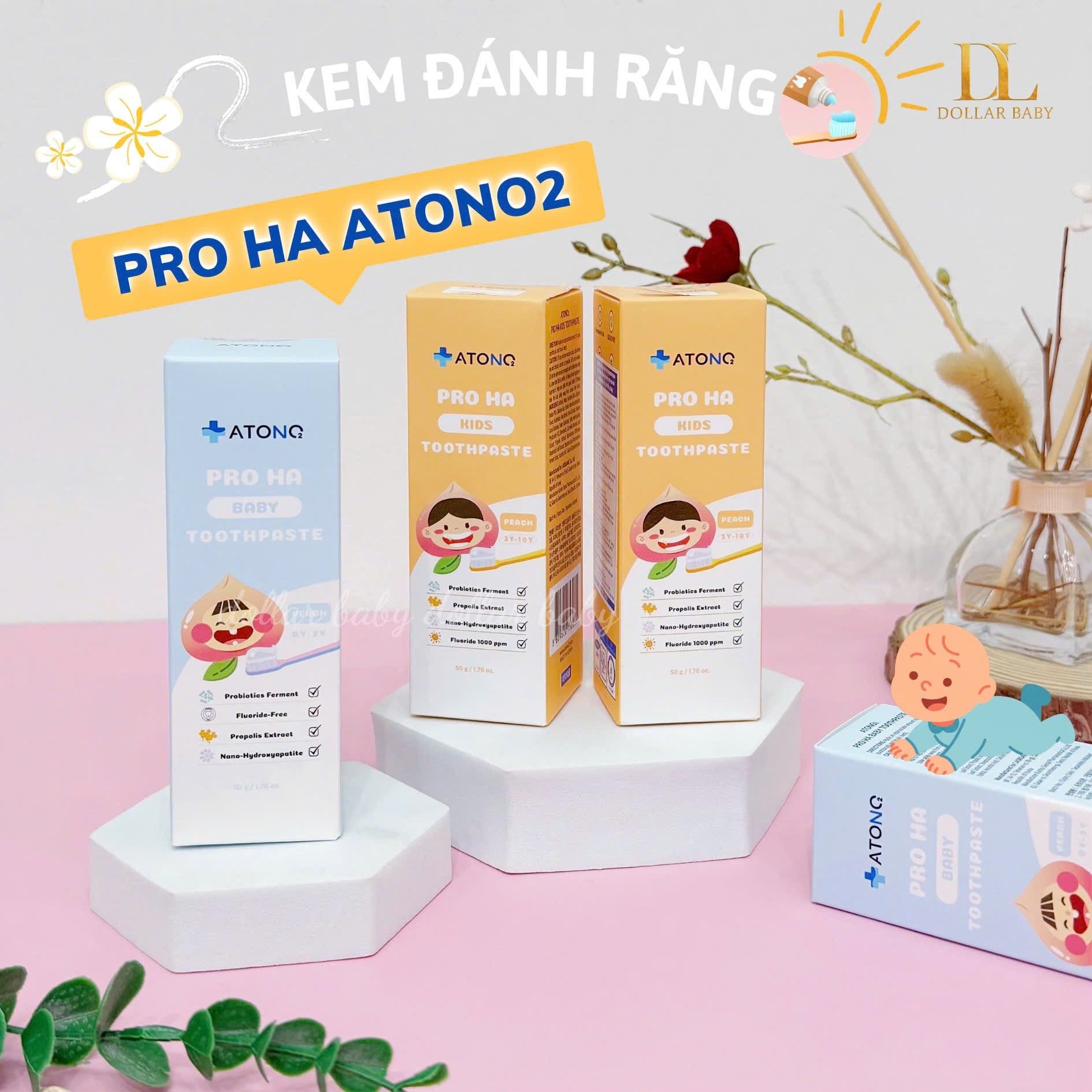  Kem đánh răng lợi khuẩn PRO HA ATONO2 (50g) 
