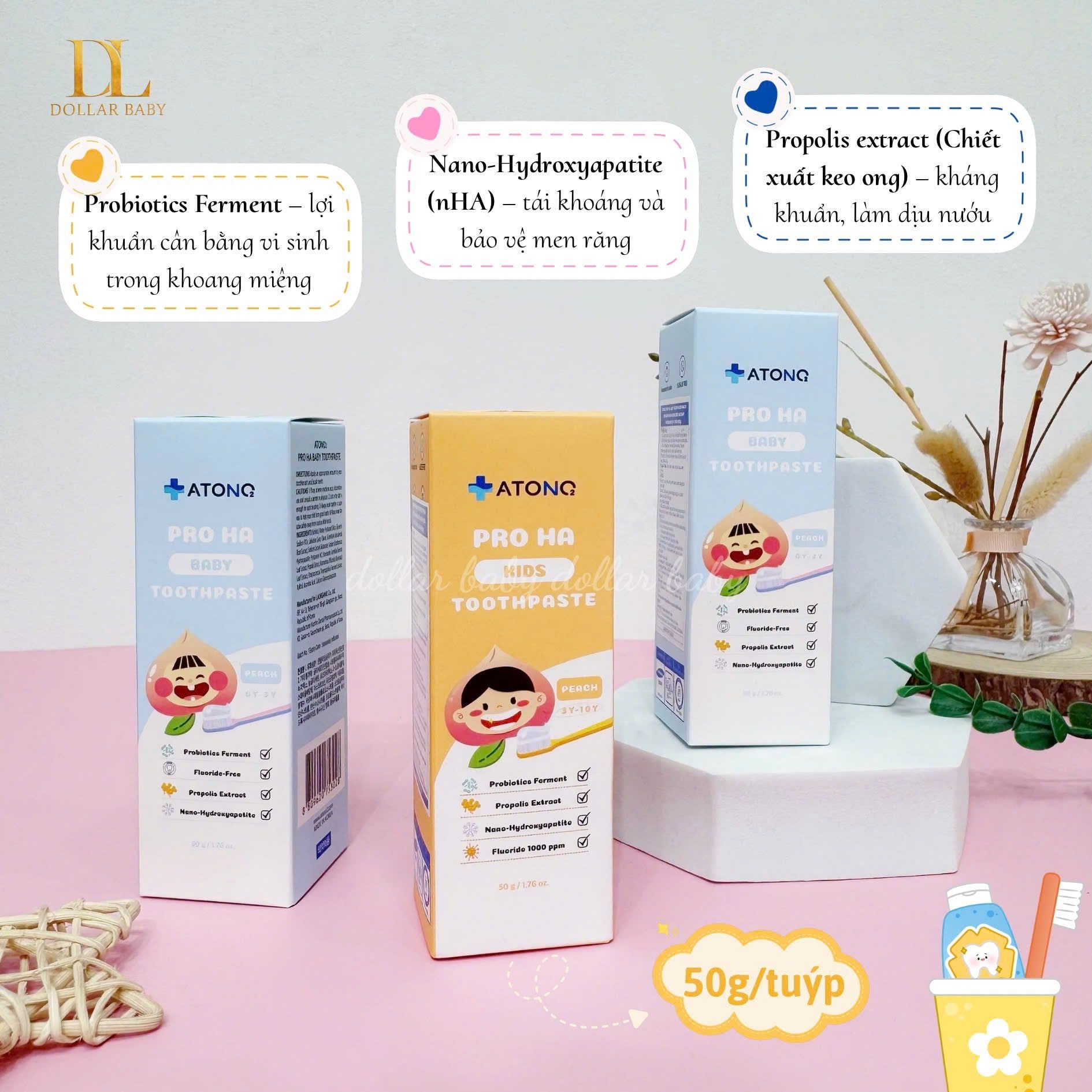  Kem đánh răng lợi khuẩn PRO HA ATONO2 (50g) 