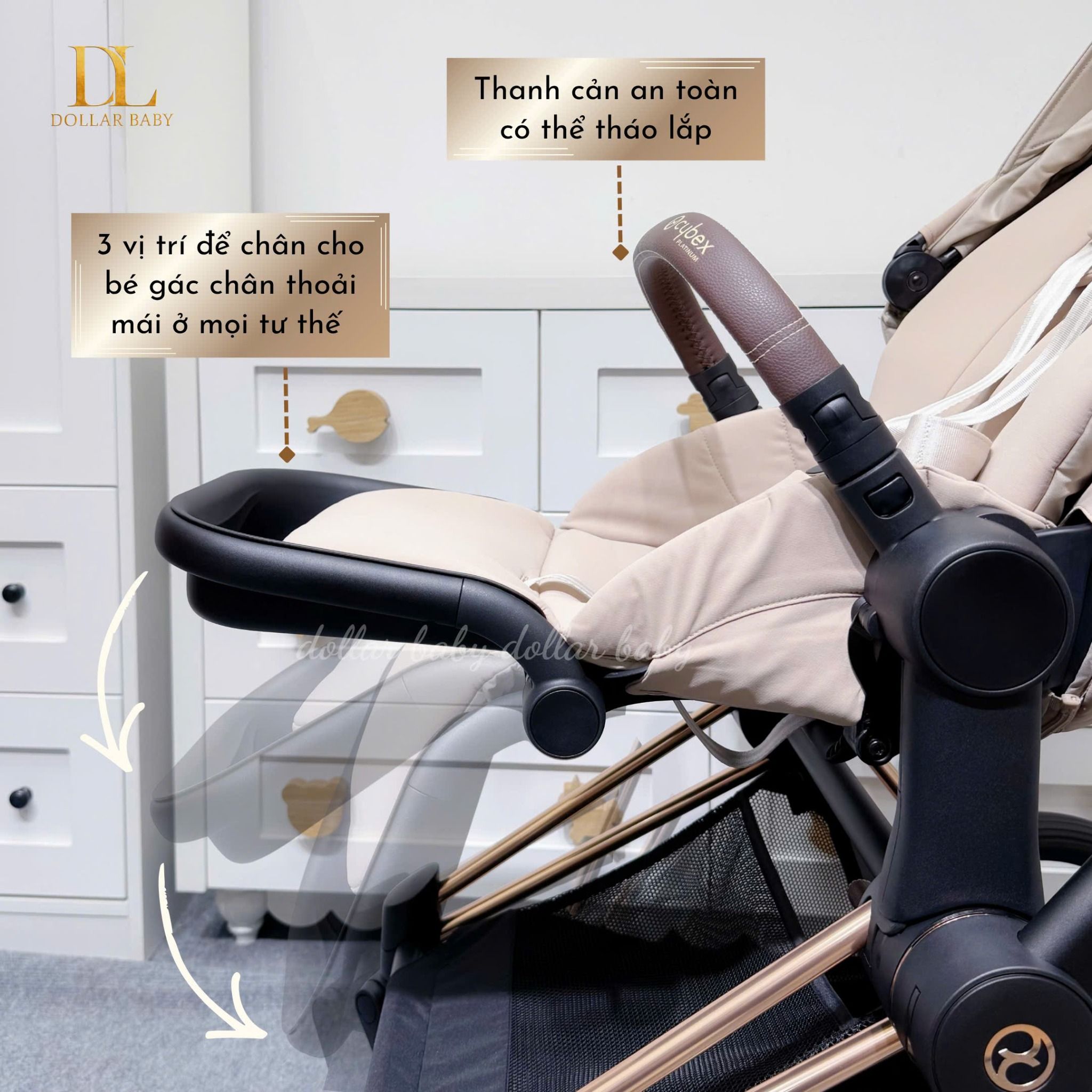  CYBEX Platinum - Xe đẩy 2 Chiều Priam 4 