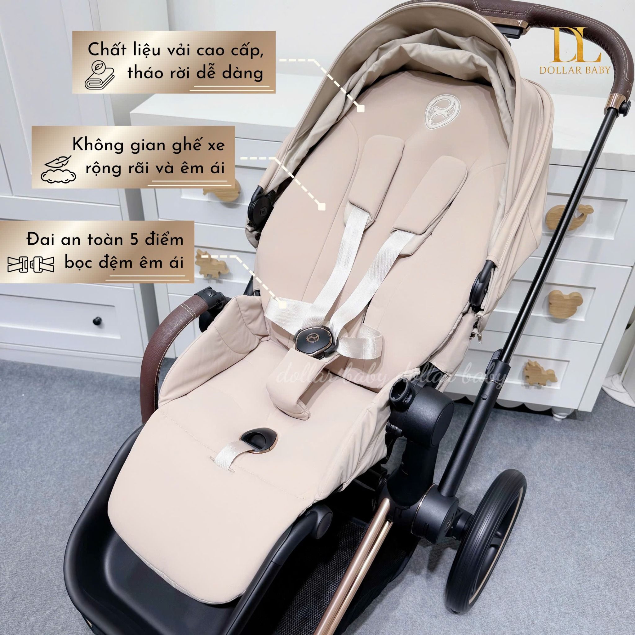  CYBEX Platinum - Xe đẩy 2 Chiều Priam 4 
