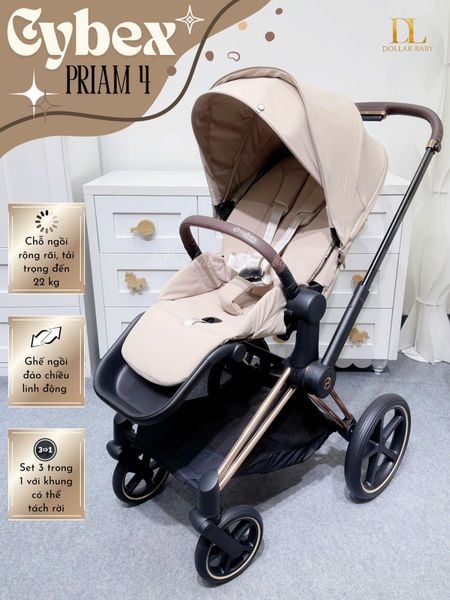  CYBEX Platinum - Xe đẩy 2 Chiều Priam 4 