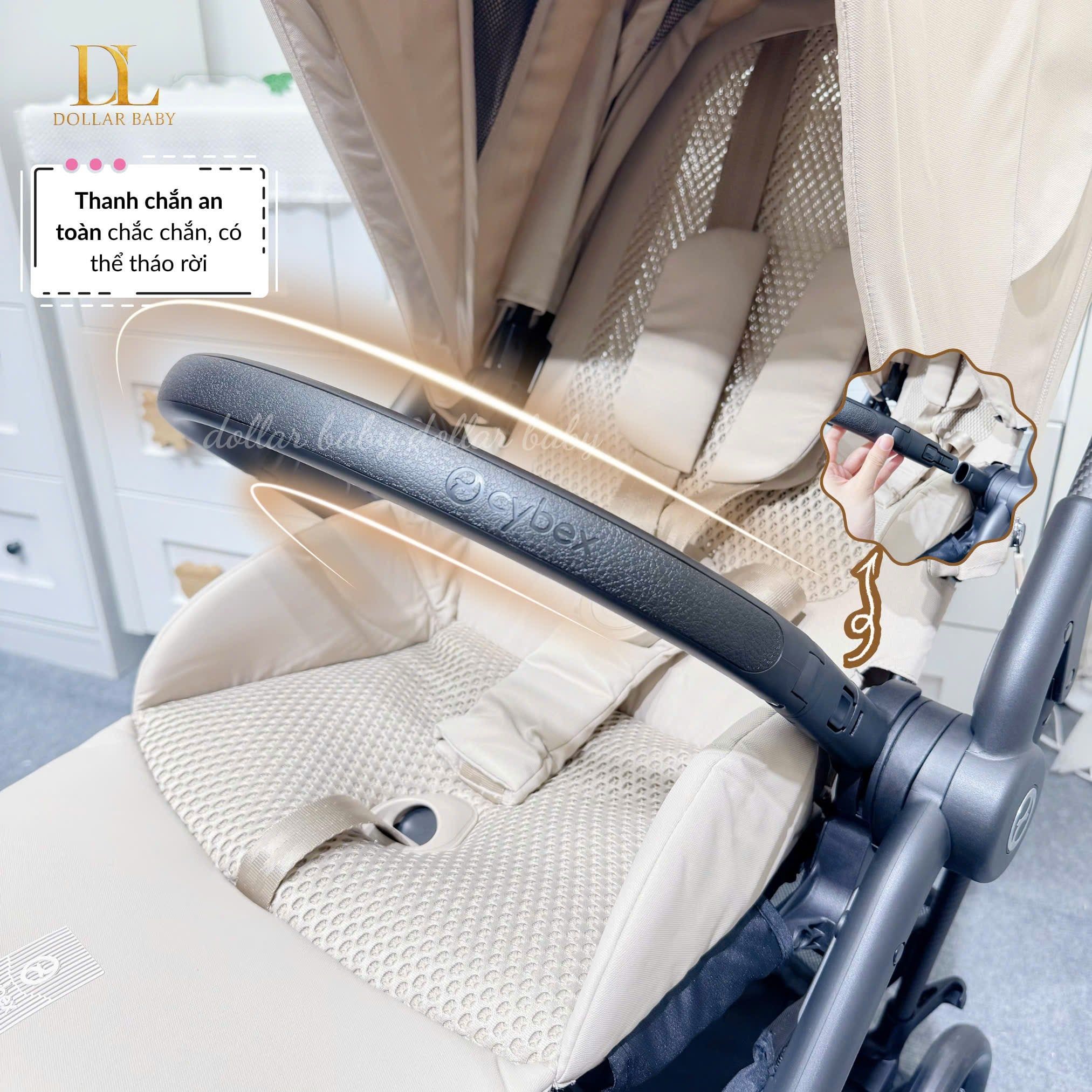  CYBEX Gold - Xe Đẩy 2 Chiều Melio 3 Carbon 