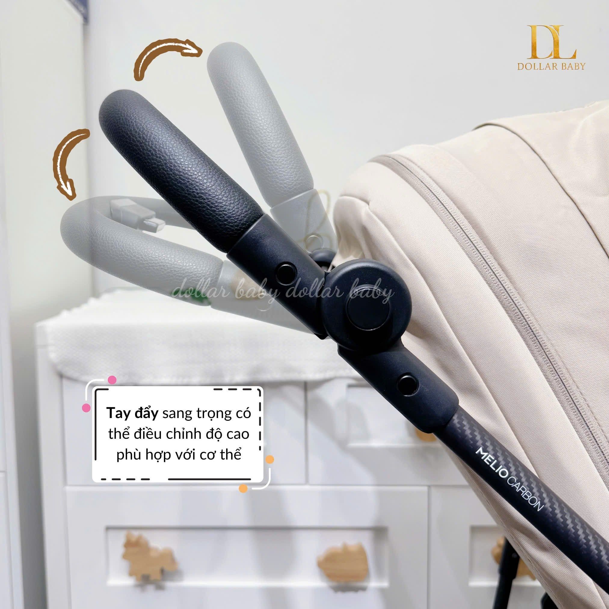  CYBEX Gold - Xe Đẩy 2 Chiều Melio 3 Carbon 