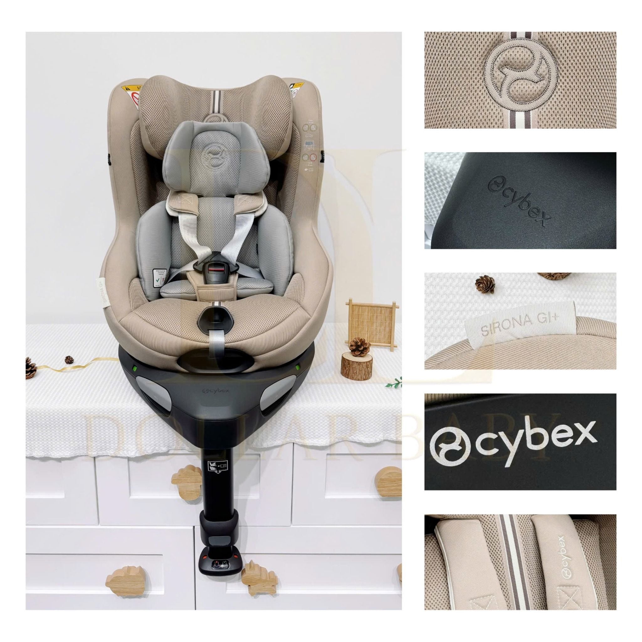  CYBEX Gold - Ghế Ngồi Ô Tô Xoay 360° Sirona Gi I-Size Plus 