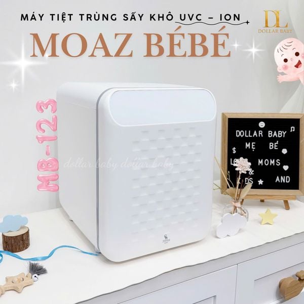  MOAZ BÉBÉ - Máy tiệt trùng sấy khô UVC – ION MB123 