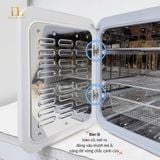  MOAZ BÉBÉ - Máy tiệt trùng sấy khô UVC – ION MB123 
