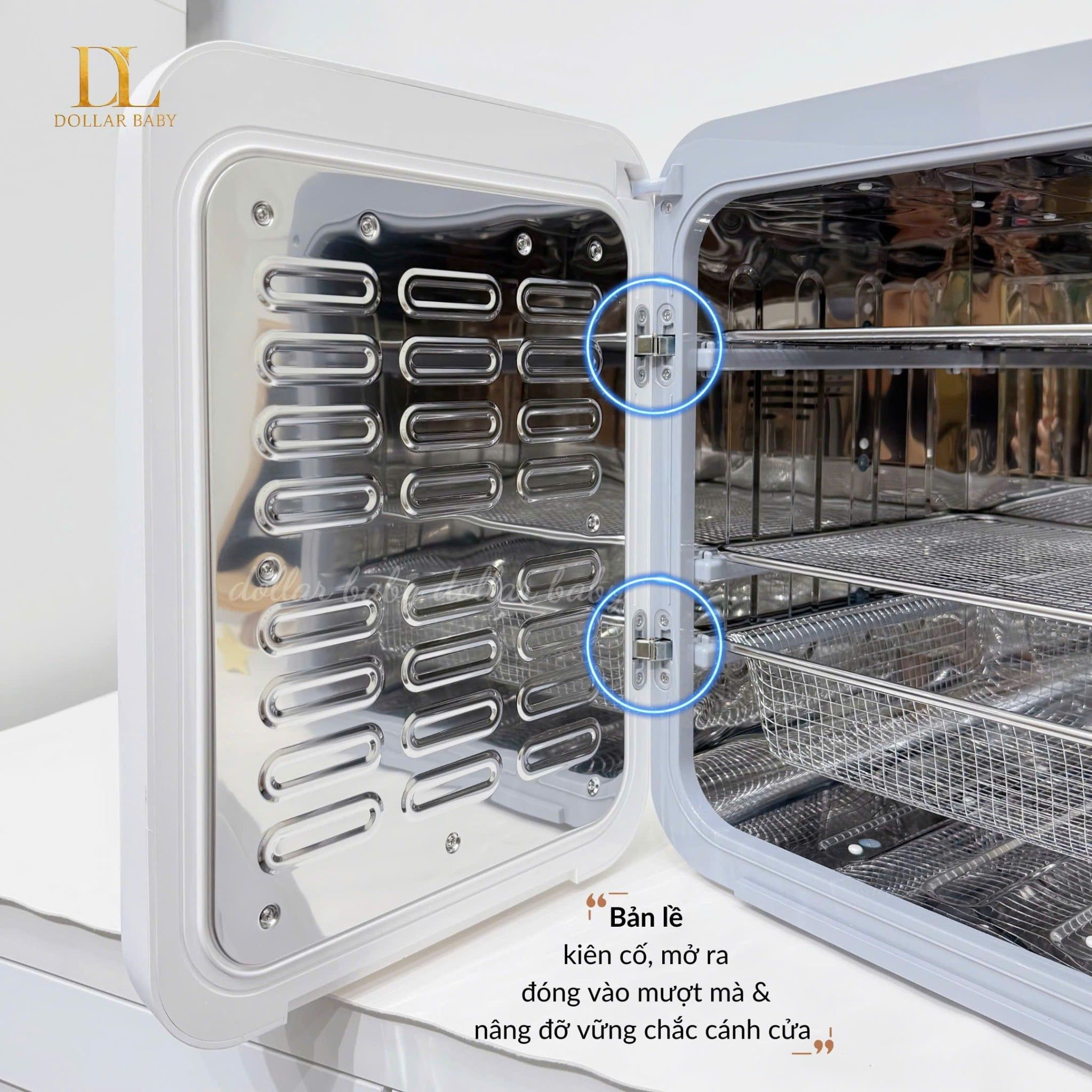 MOAZ BÉBÉ - Máy tiệt trùng sấy khô UVC – ION MB123 