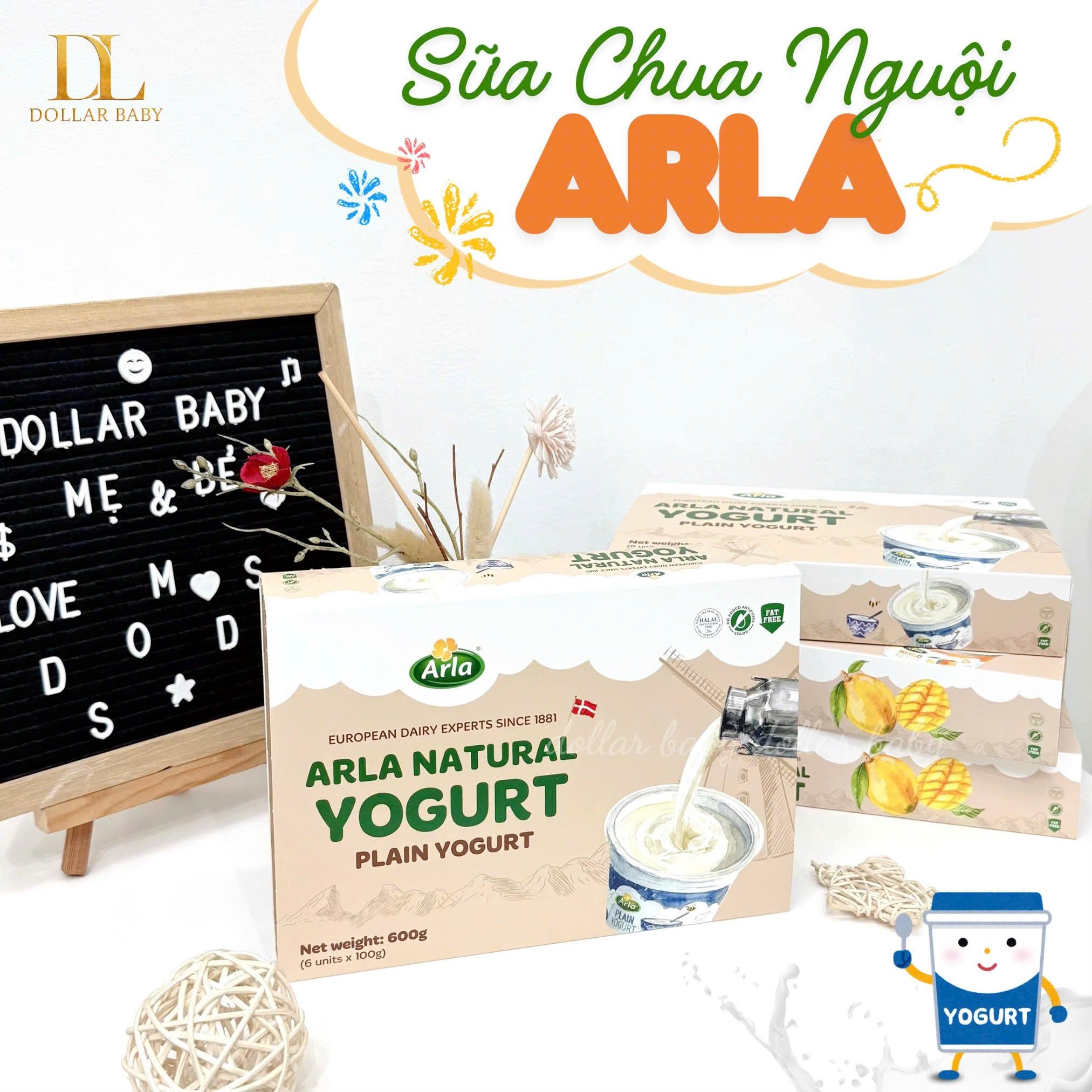  ARLA - Sữa Chua Nguội NATURAL YOGURT (12M) 