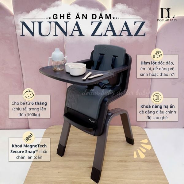  NUNA - Ghế ăn dặm Zaaz 
