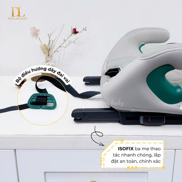  BRITAX RÖMER - UpNGo Ghế Nâng Ngồi Ô Tô Cho Bé Từ 18 - 54kg 