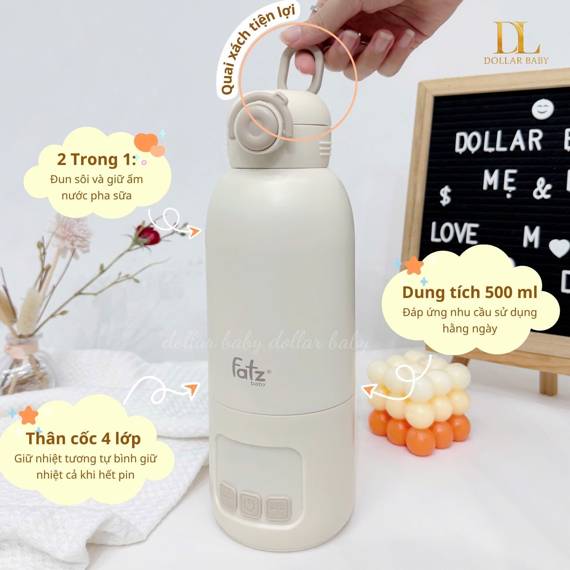  FATZ BABY - Bình đun và hâm nước di động Mini Smart 20 Plus 