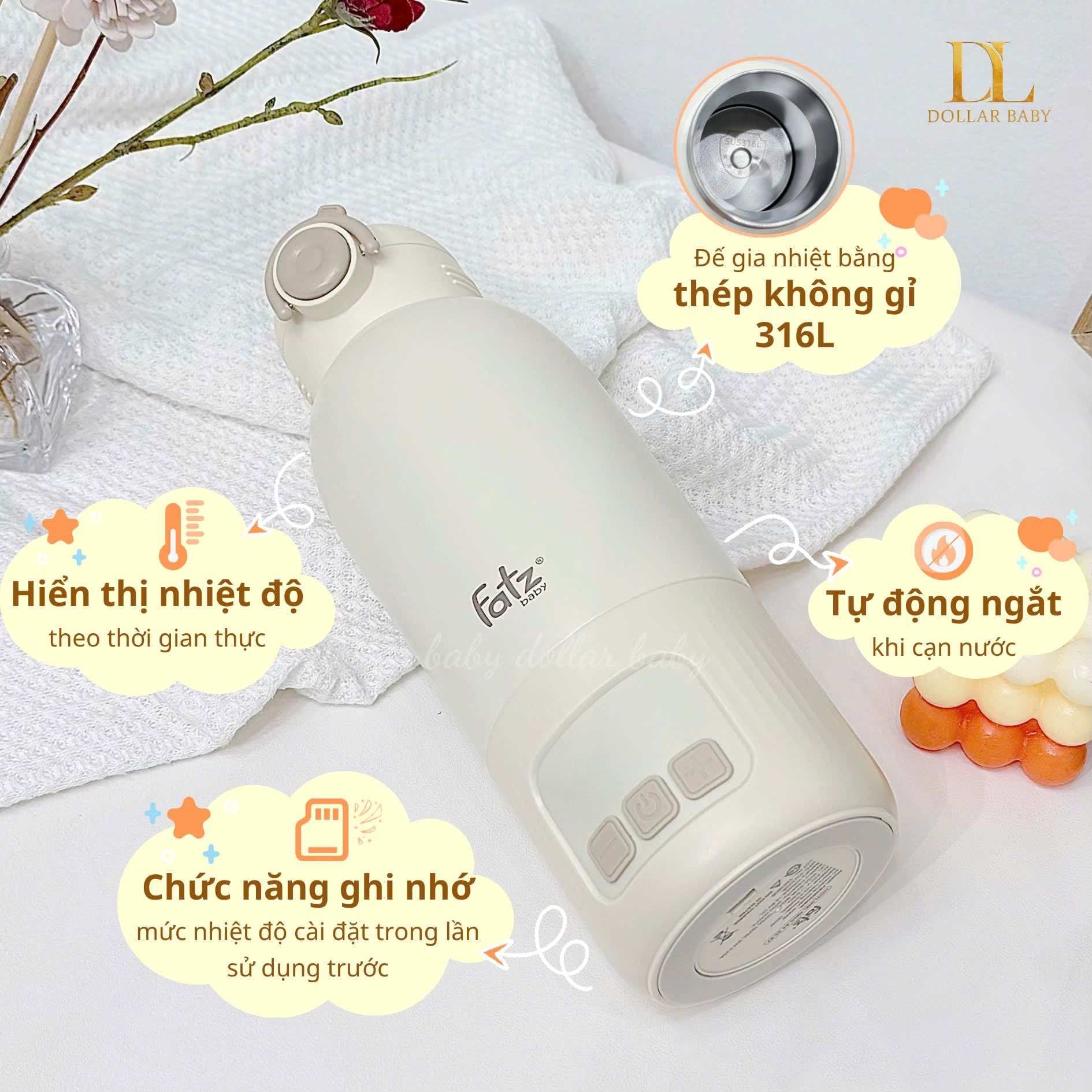  FATZ BABY - Bình đun và hâm nước di động Mini Smart 20 Plus 