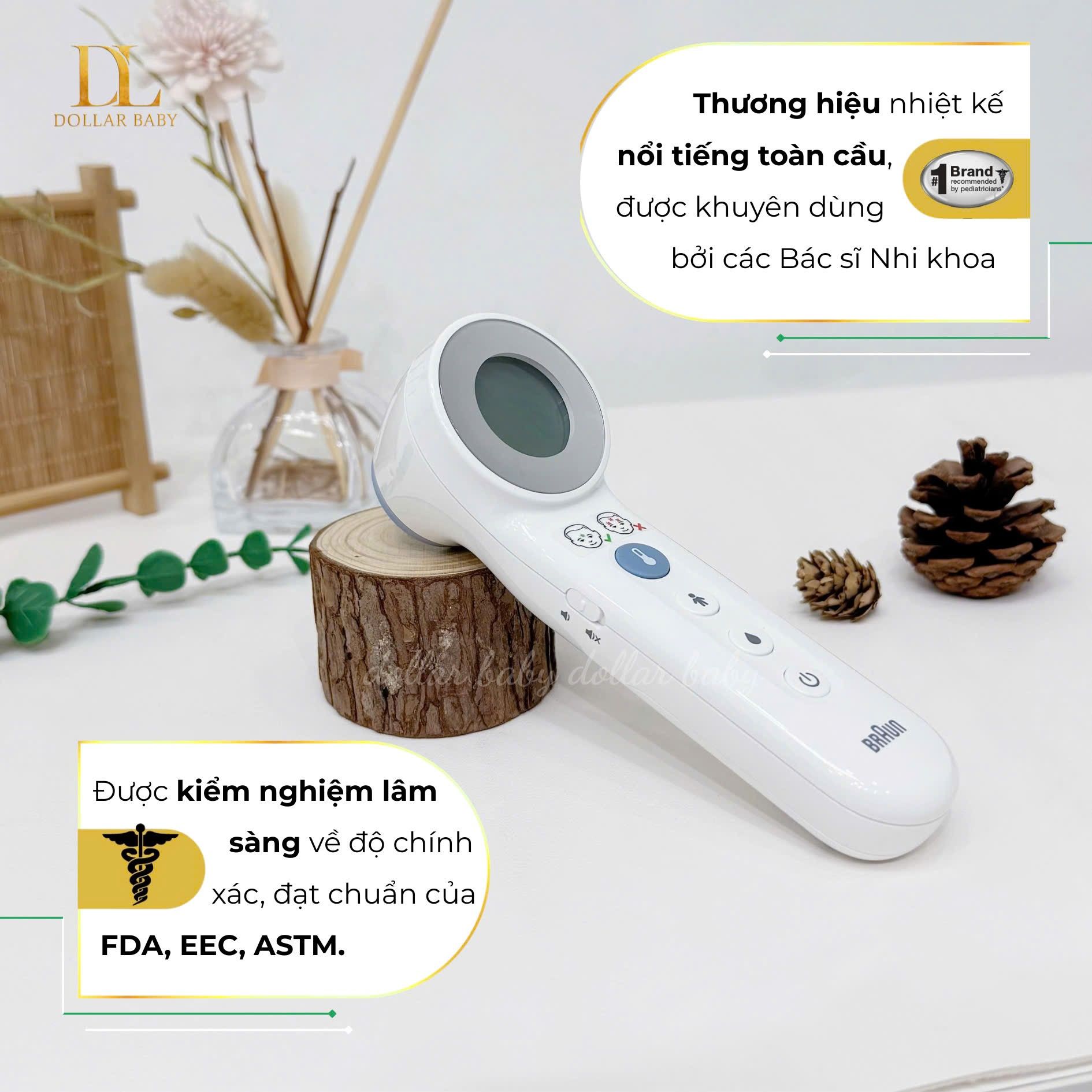  Nhiệt kế hồng ngoại Braun BNT400WE 