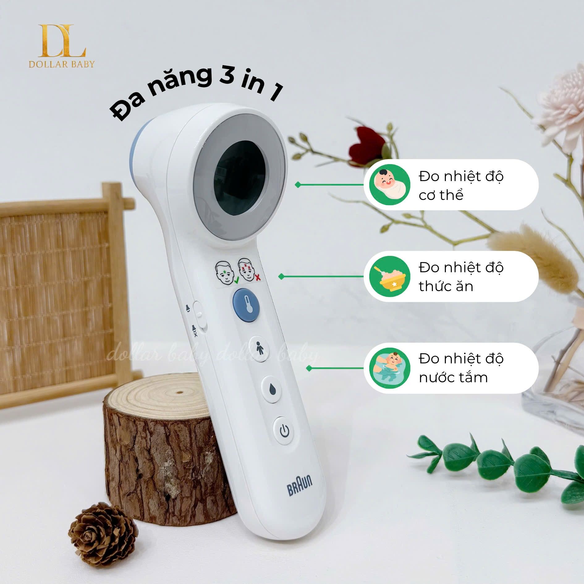 Nhiệt kế hồng ngoại Braun BNT400WE 