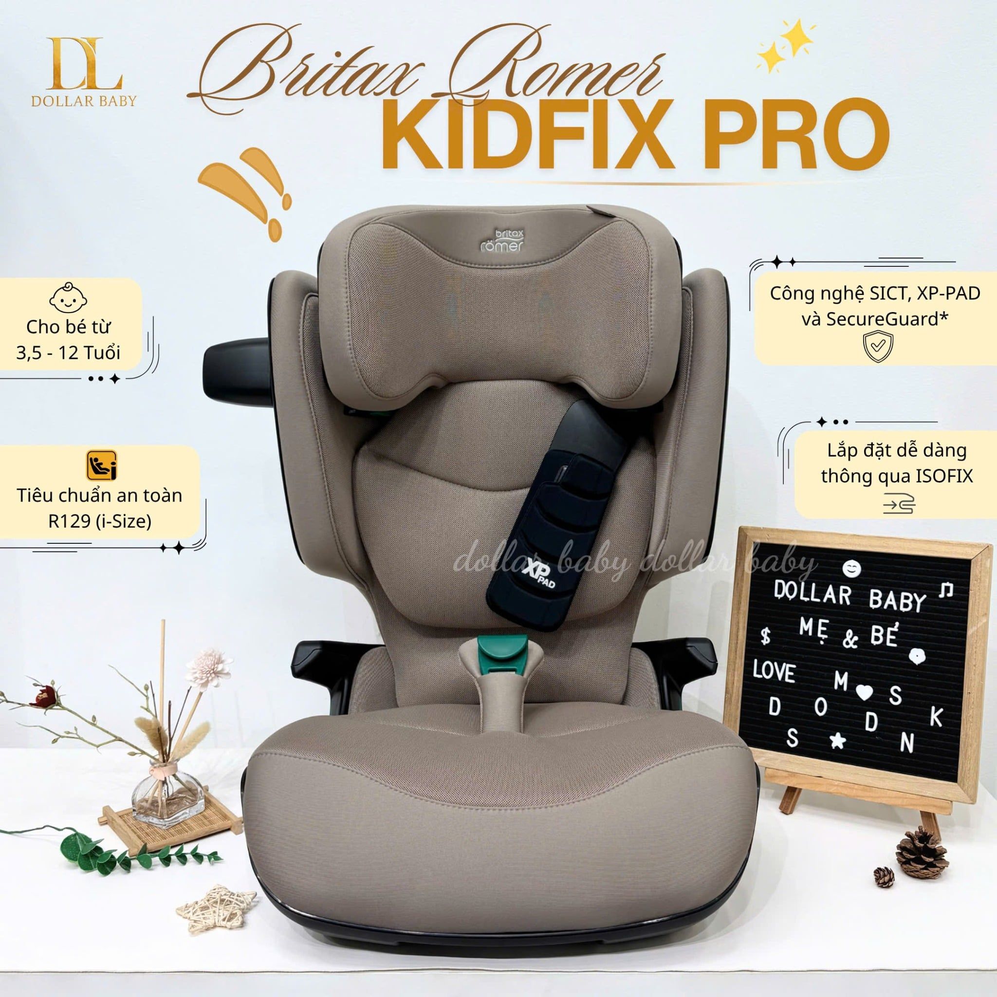  BRITAX RÖMER - Ghế Ngồi Ô Tô Kidfix Pro (3.5 - 12 Tuổi) 