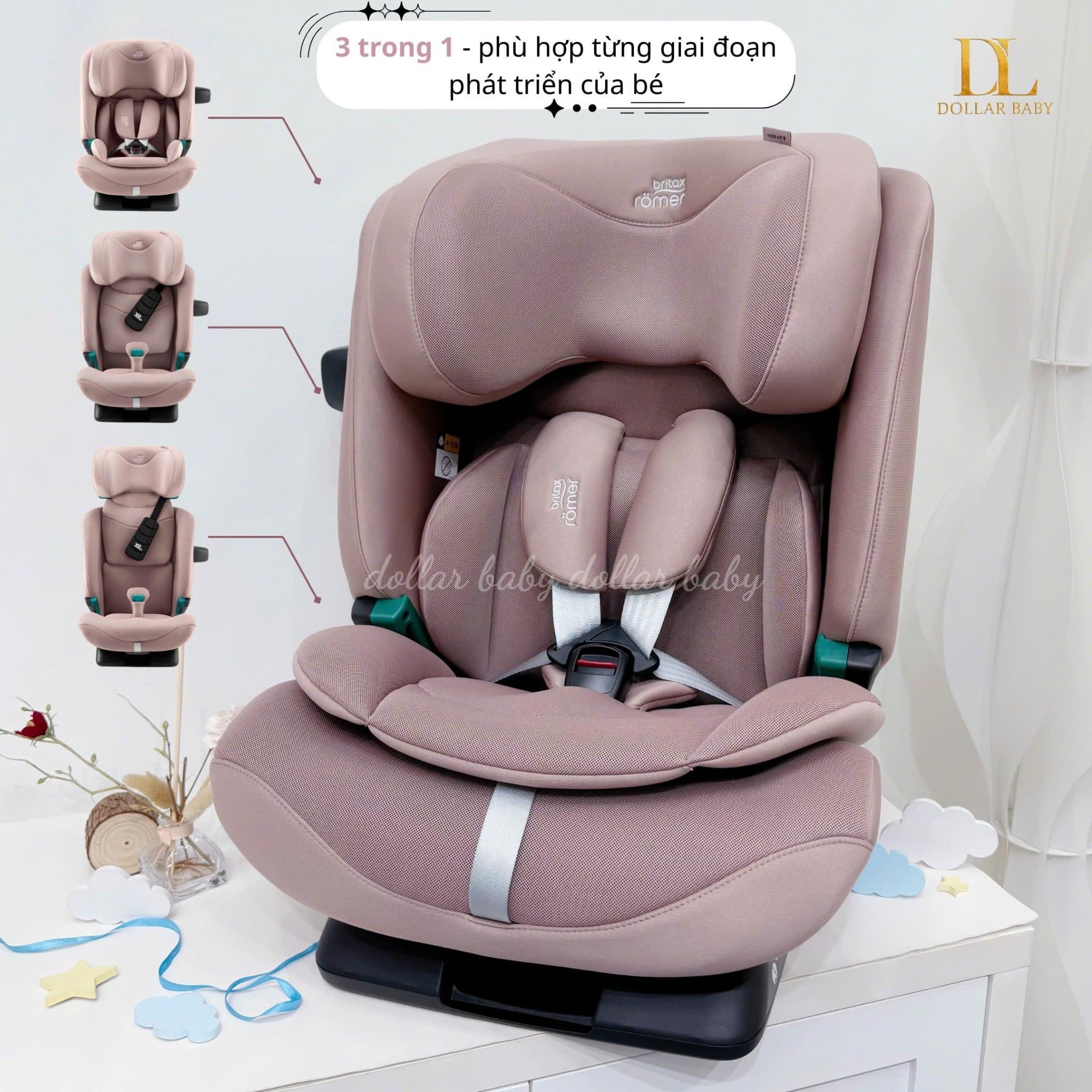  BRITAX RÖMER - Ghế Ngồi Ô Tô Advansafix Pro (76 - 150cm) 
