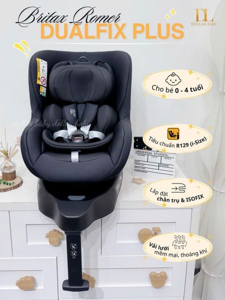  BRITAX RÖMER - Ghế Ngồi Ô Tô Dualfix Plus (0-4 Tuổi) 