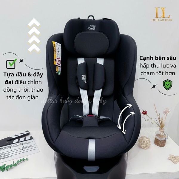  BRITAX RÖMER - Ghế Ngồi Ô Tô Dualfix Plus (0-4 Tuổi) 