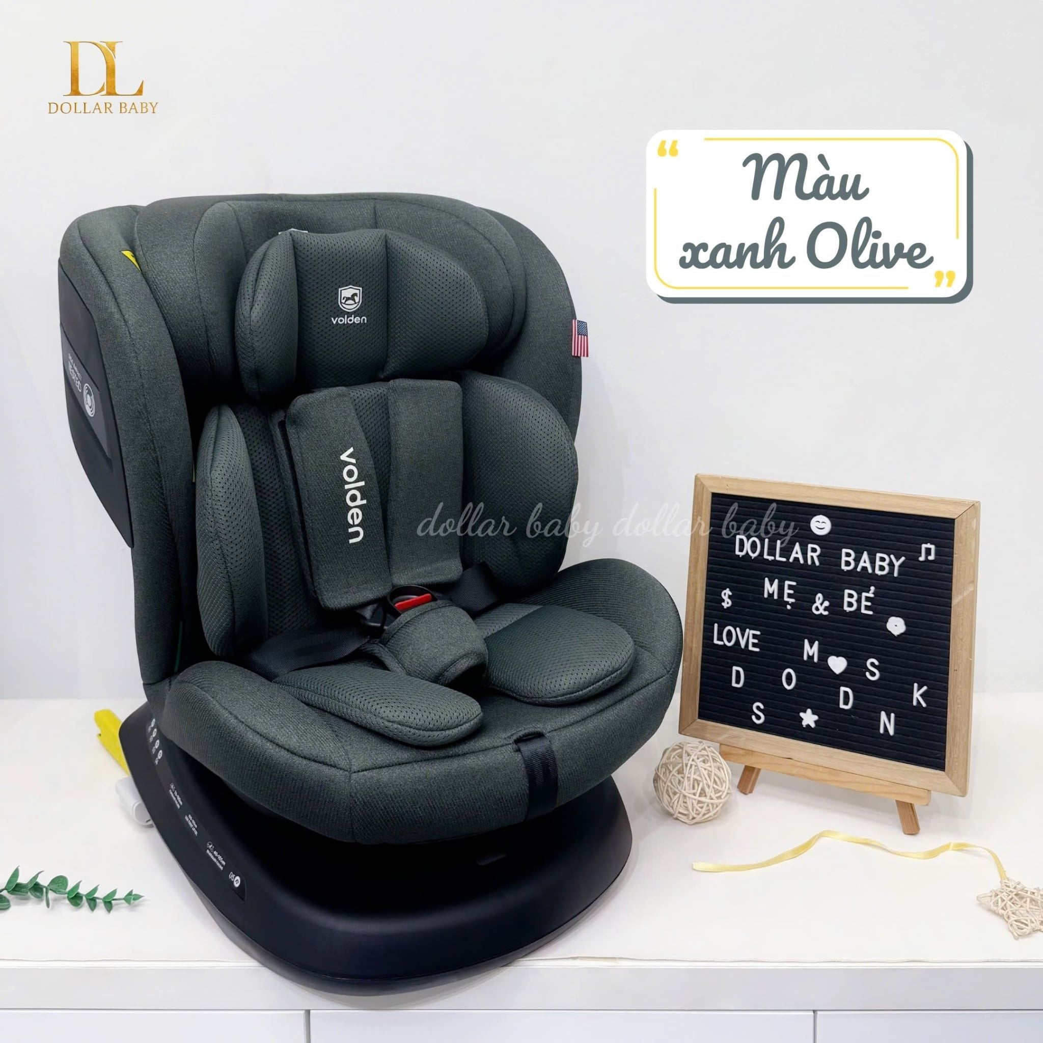  VOLDEN - Ghế ô tô Baby Airvoice (0-12 Tuổi) 