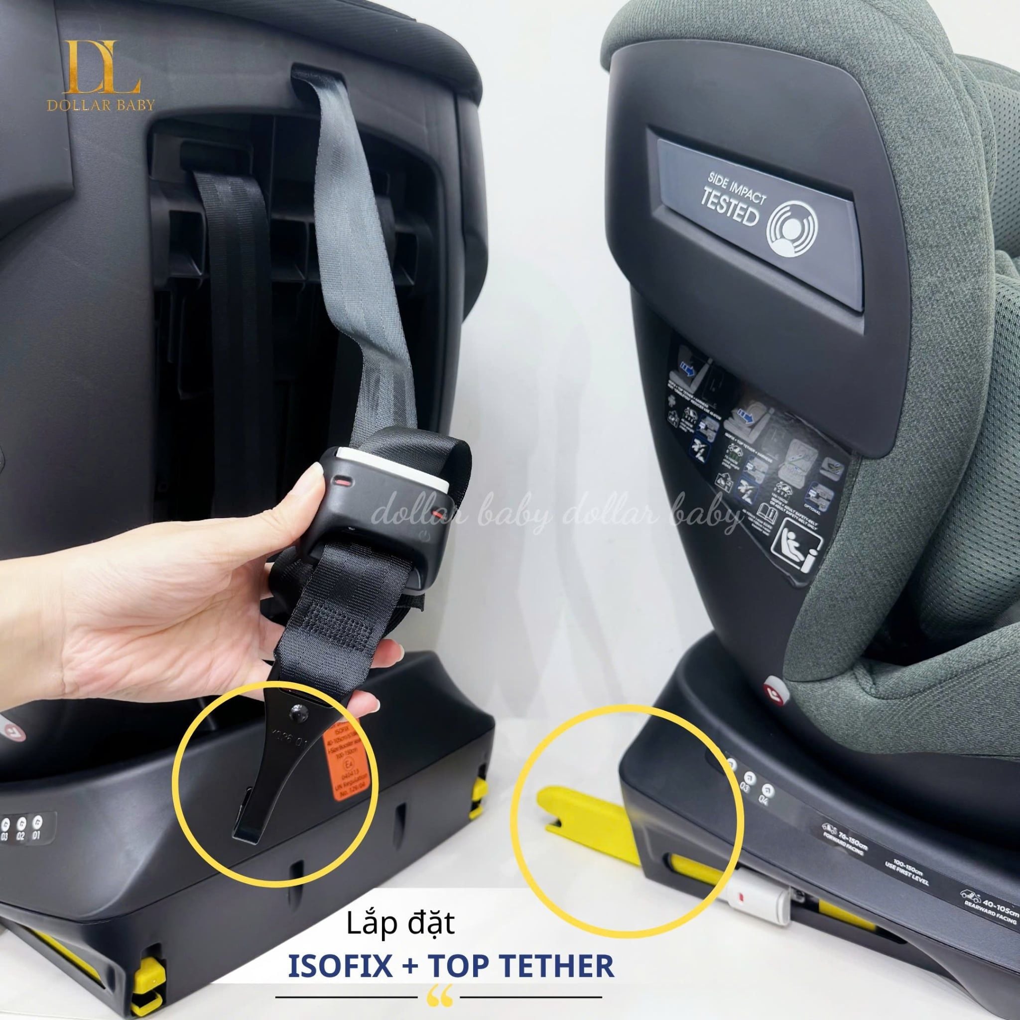  VOLDEN - Ghế ô tô Baby Airvoice (0-12 Tuổi) 