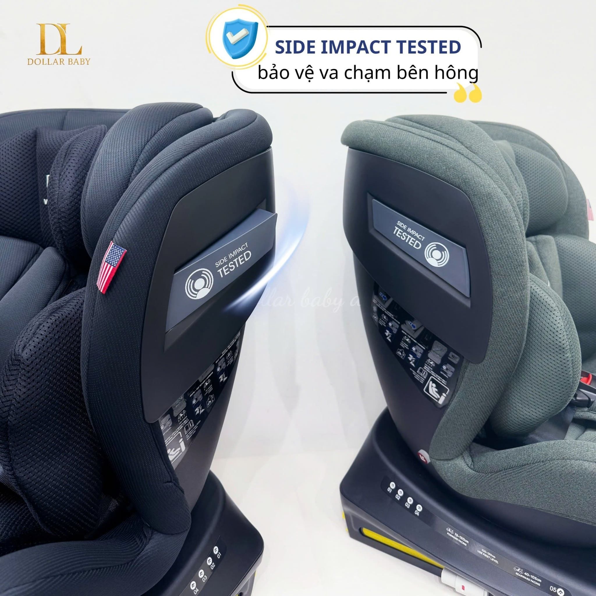  VOLDEN - Ghế ô tô Baby Airvoice (0-12 Tuổi) 