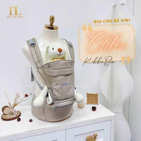  KIKKABOO - Địu cho bé Chloe 3in1 