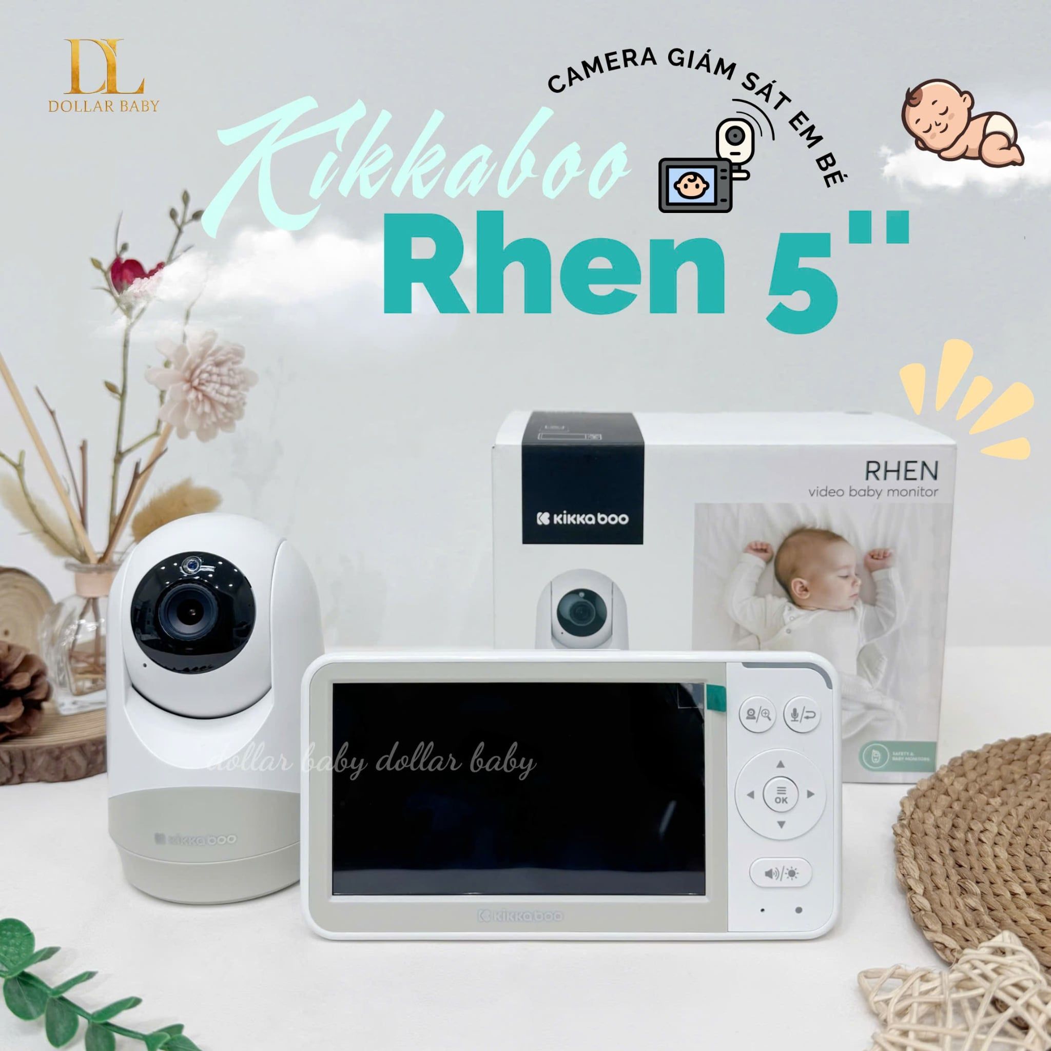  KIKKABOO - Camera báo khóc Rhen 