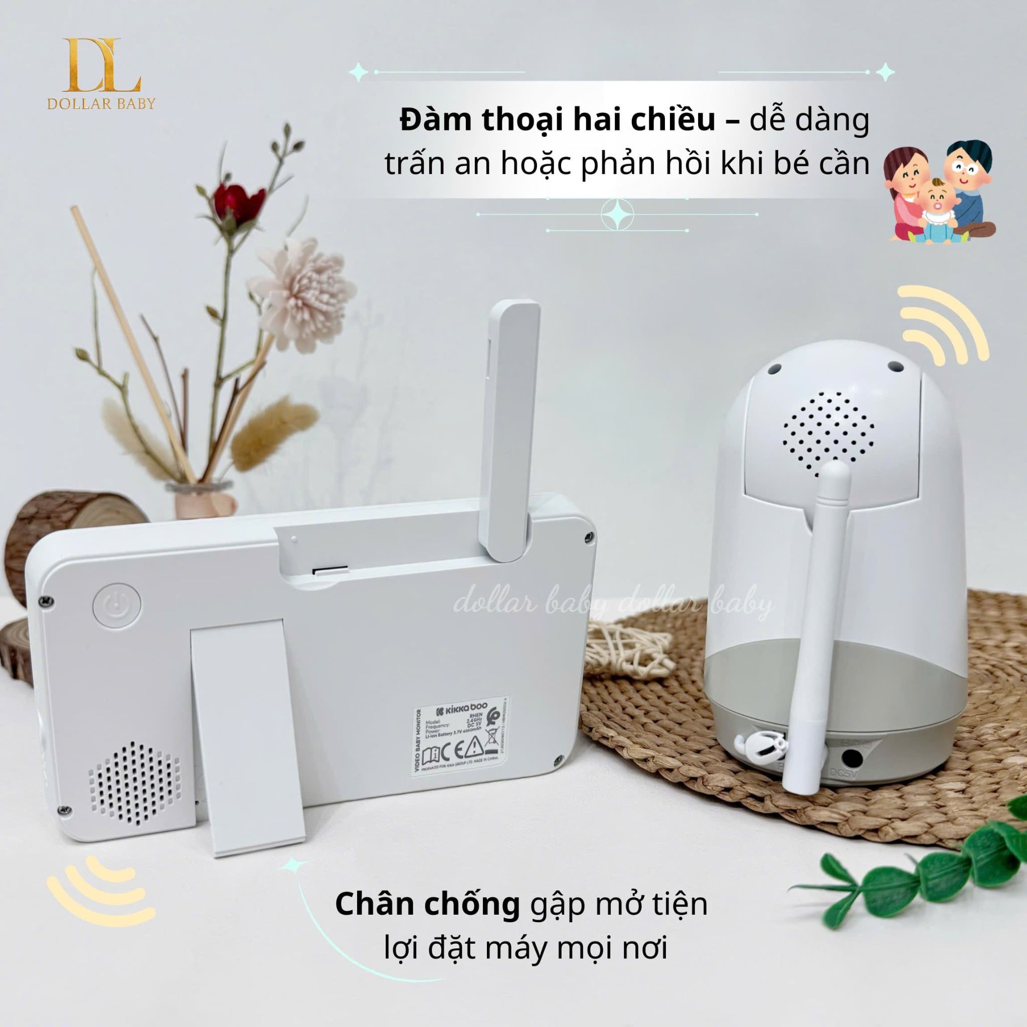  KIKKABOO - Camera báo khóc Rhen 