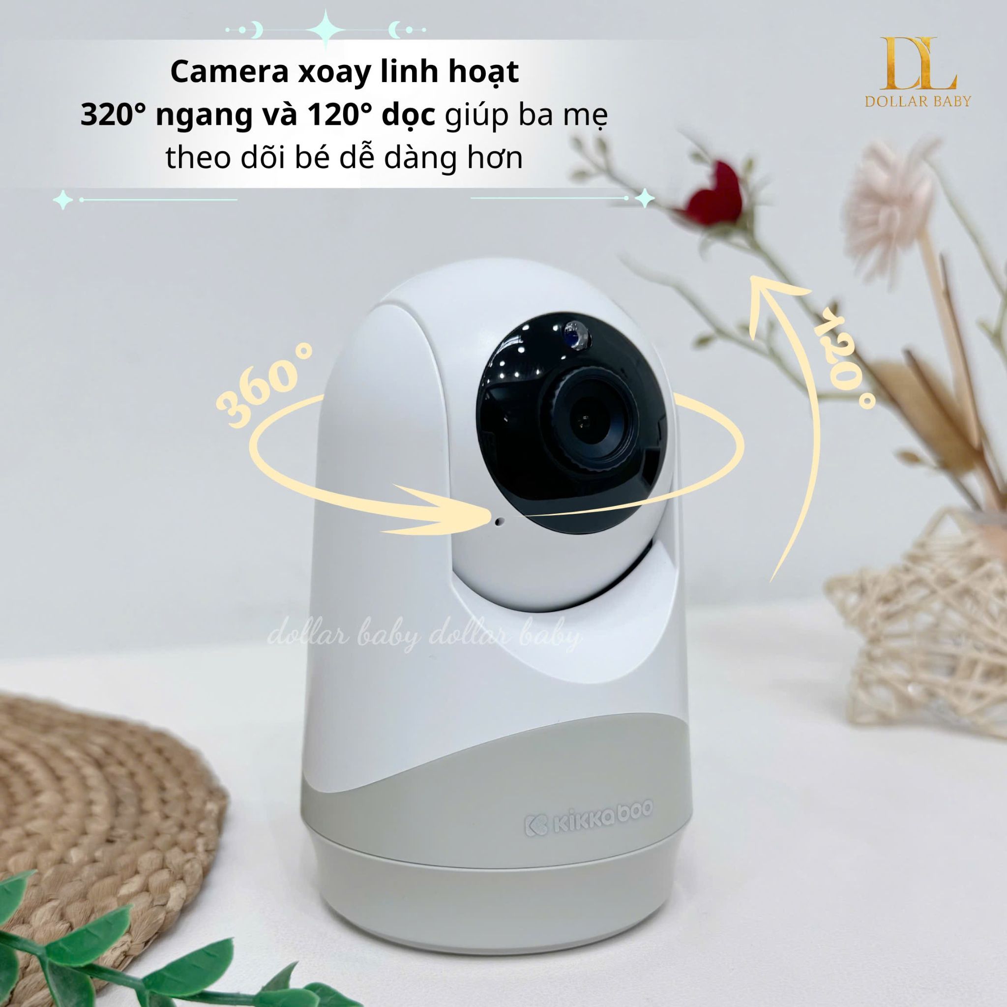  KIKKABOO - Camera báo khóc Rhen 