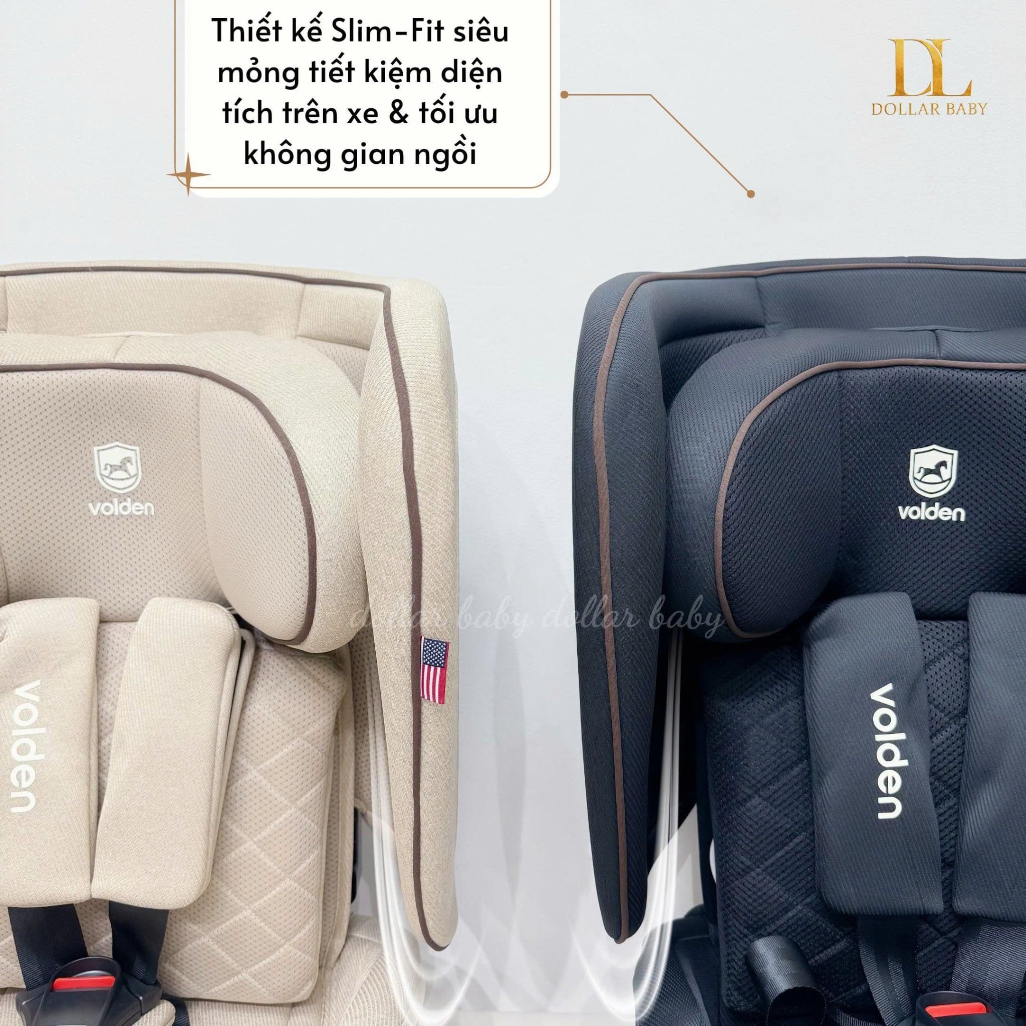  VOLDEN - Ghế ô tô Kid Airvoice (76-150cm) 