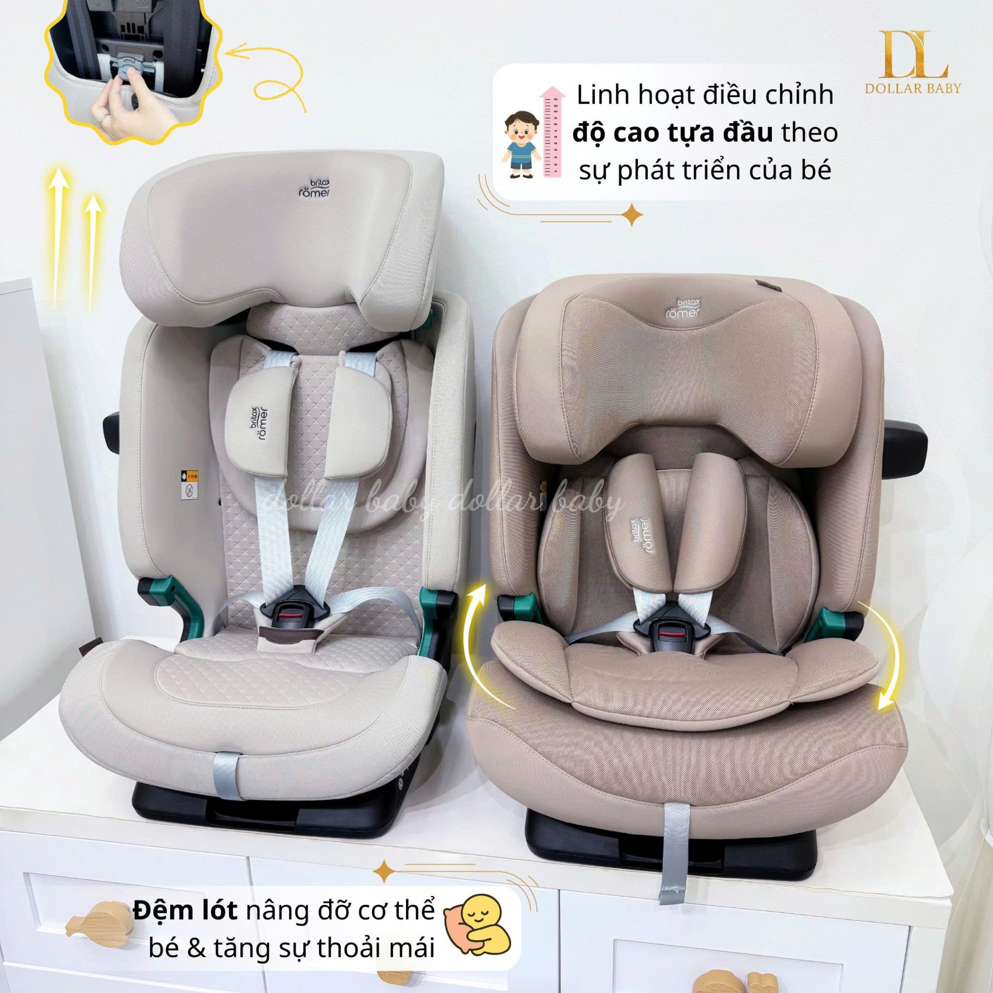  BRITAX RÖMER - Ghế Ngồi Ô Tô Advansafix Pro (76 - 150cm) 