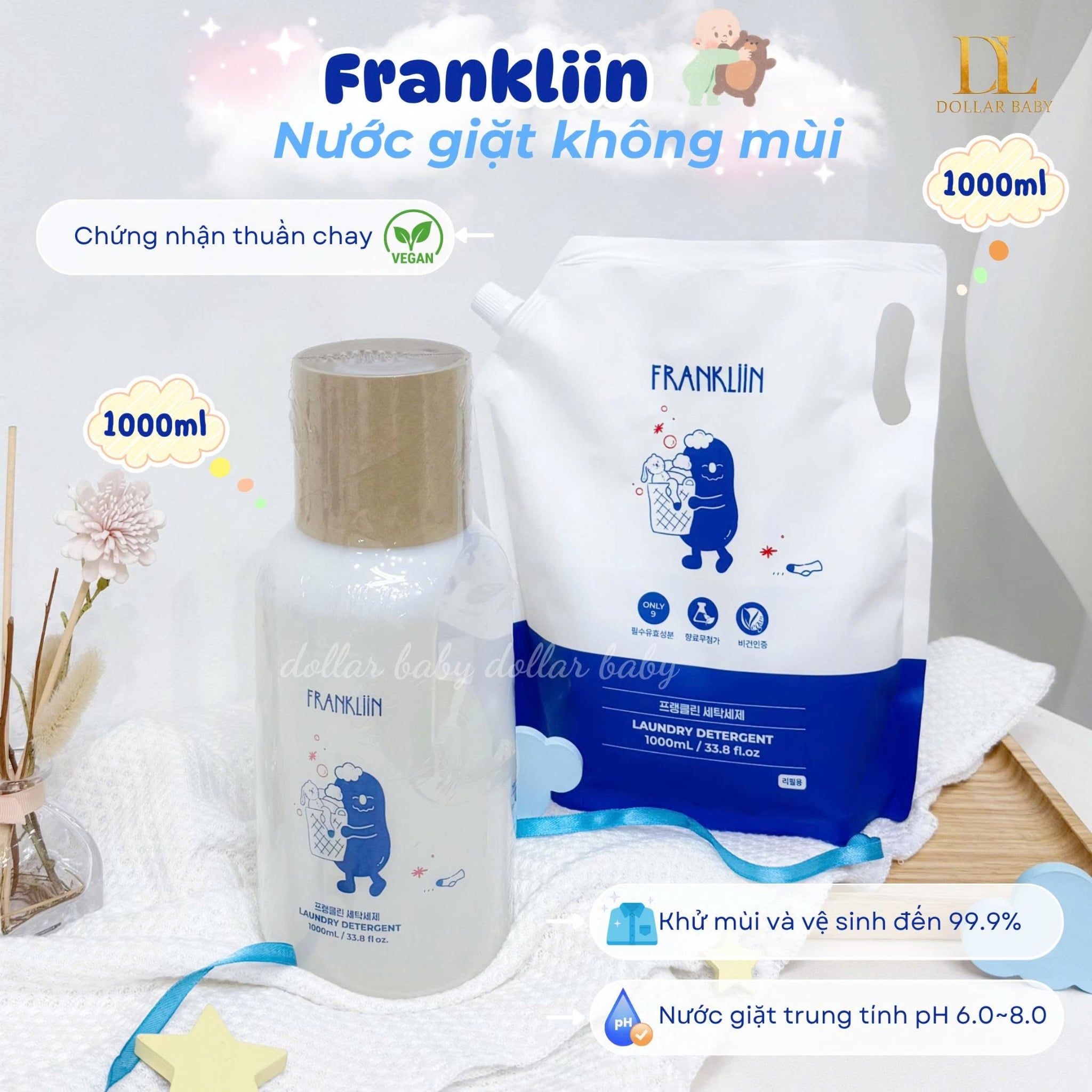  FRANKLIIN - Nước giặt cho bé 