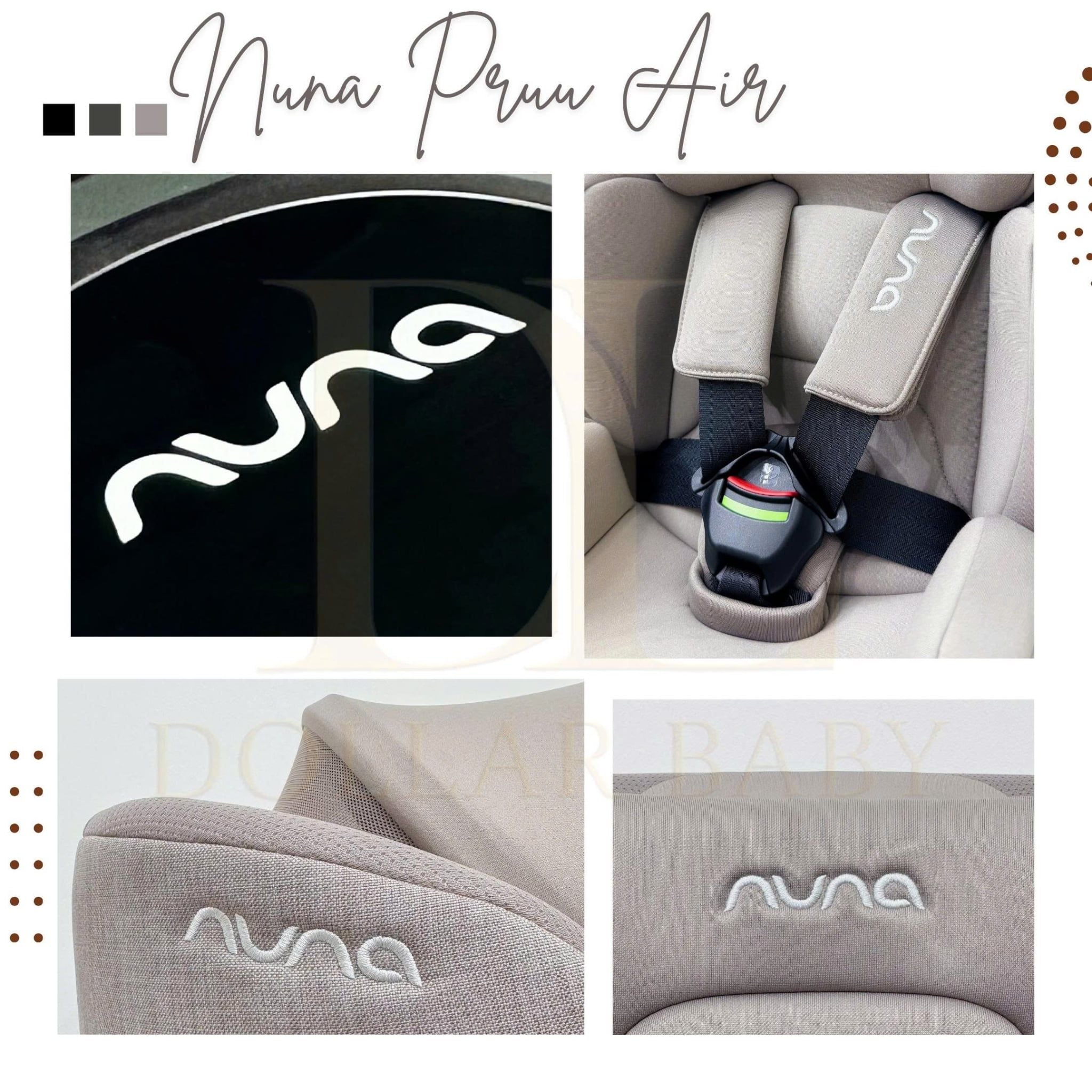  NUNA - Ghế Ngồi Ô Tô Pruu Aire 