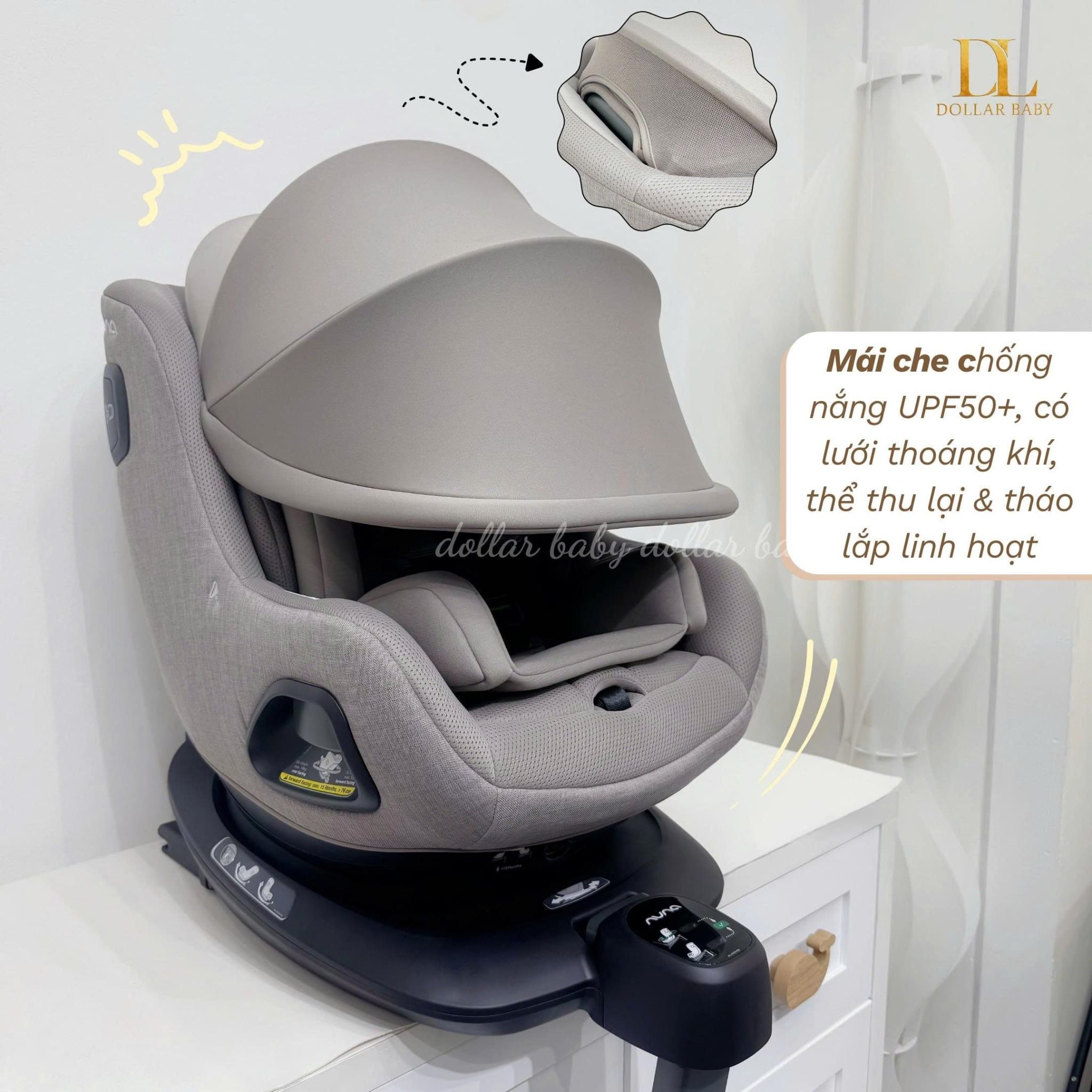  NUNA - Ghế Ngồi Ô Tô Pruu Aire 