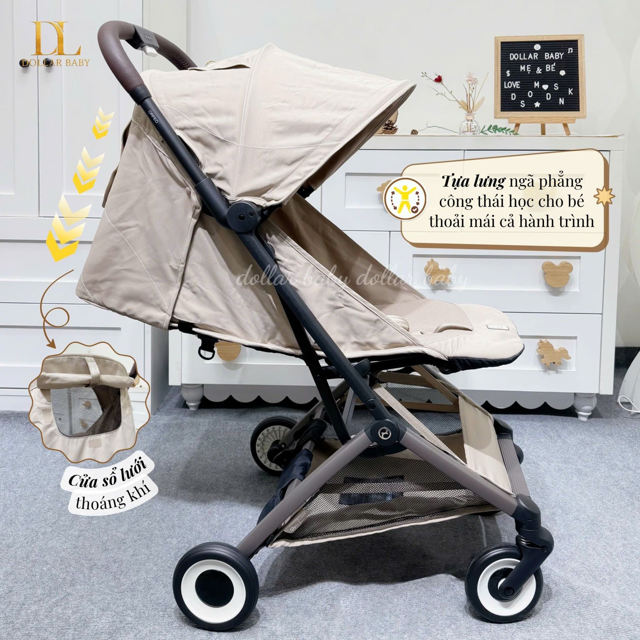  CYBEX Gold - Xe Đẩy gấp gọn Orfeo 