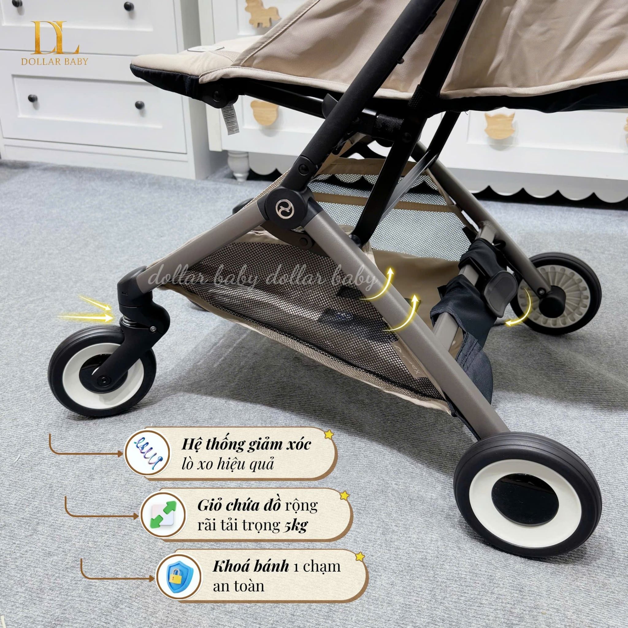  CYBEX Gold - Xe Đẩy gấp gọn Orfeo 