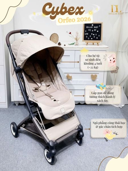  CYBEX Gold - Xe Đẩy gấp gọn Orfeo 