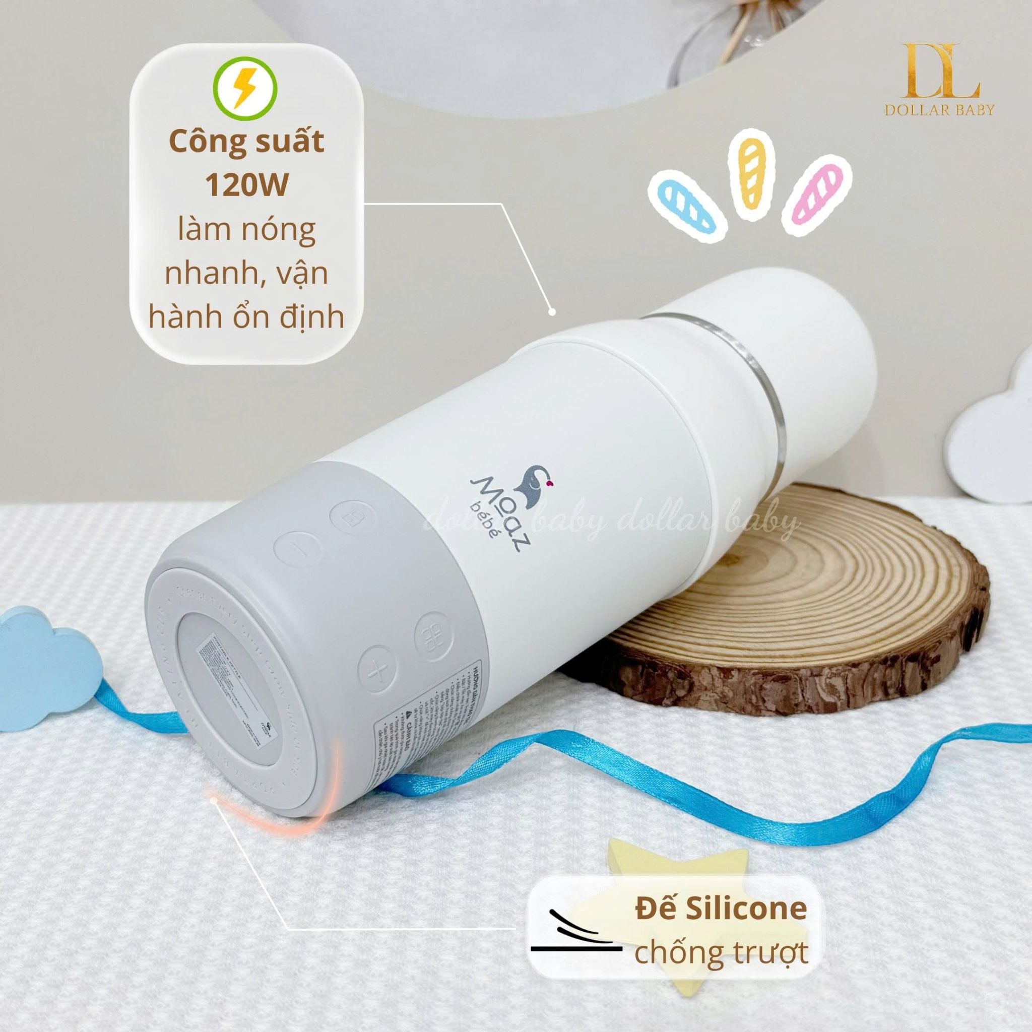  MOAZ BÉBÉ - Bình Đun Nước Cầm Tay MB130 