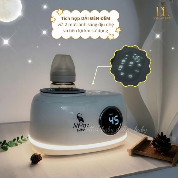  MOAZ BÉBÉ - Máy Hâm Lắc Sữa MB133 
