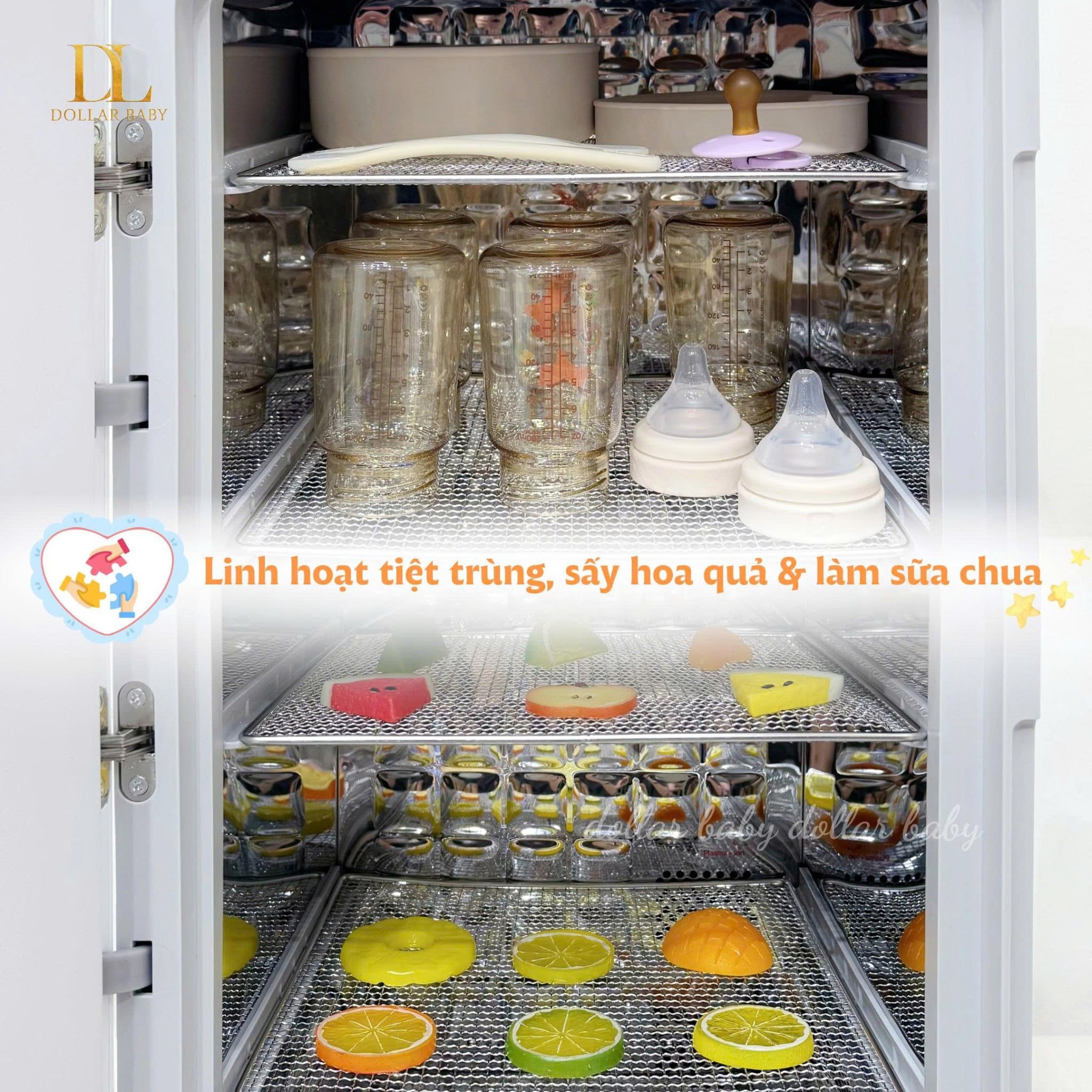  FATZ BABY - Máy Tiệt Trùng Sấy Khô Khử Mùi UVC-LED Công Nghệ Nano Plasma Ion PLASMAX 4 