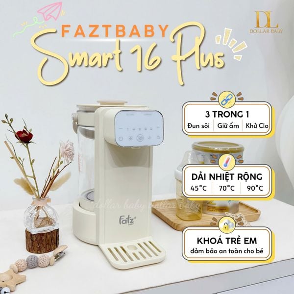 FATZ BABY - Máy Đun Và Hâm Nước Pha Sữa Thông Minh Tiện Lợi Smart 16 Plus 