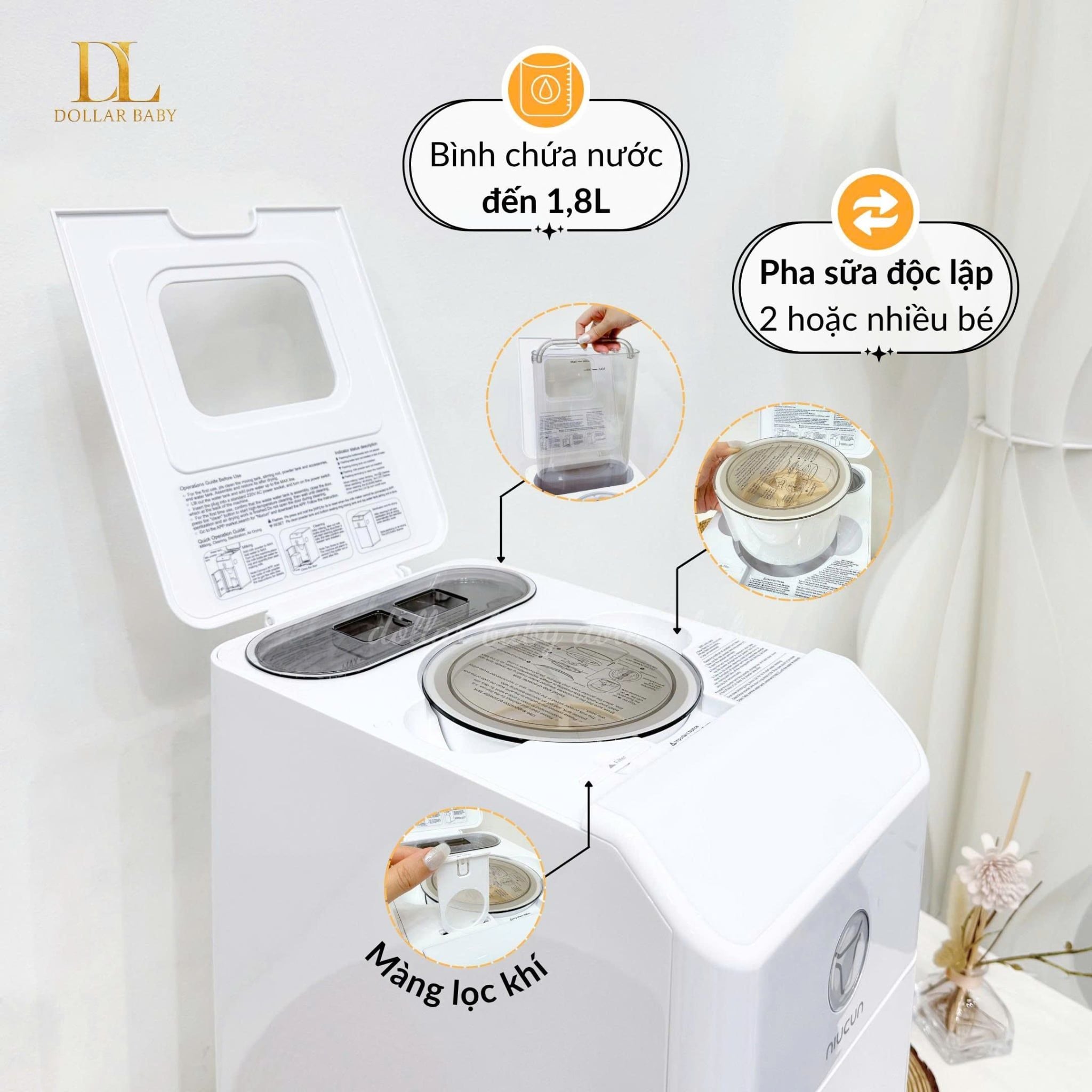  Máy pha sữa Niucun Plus 