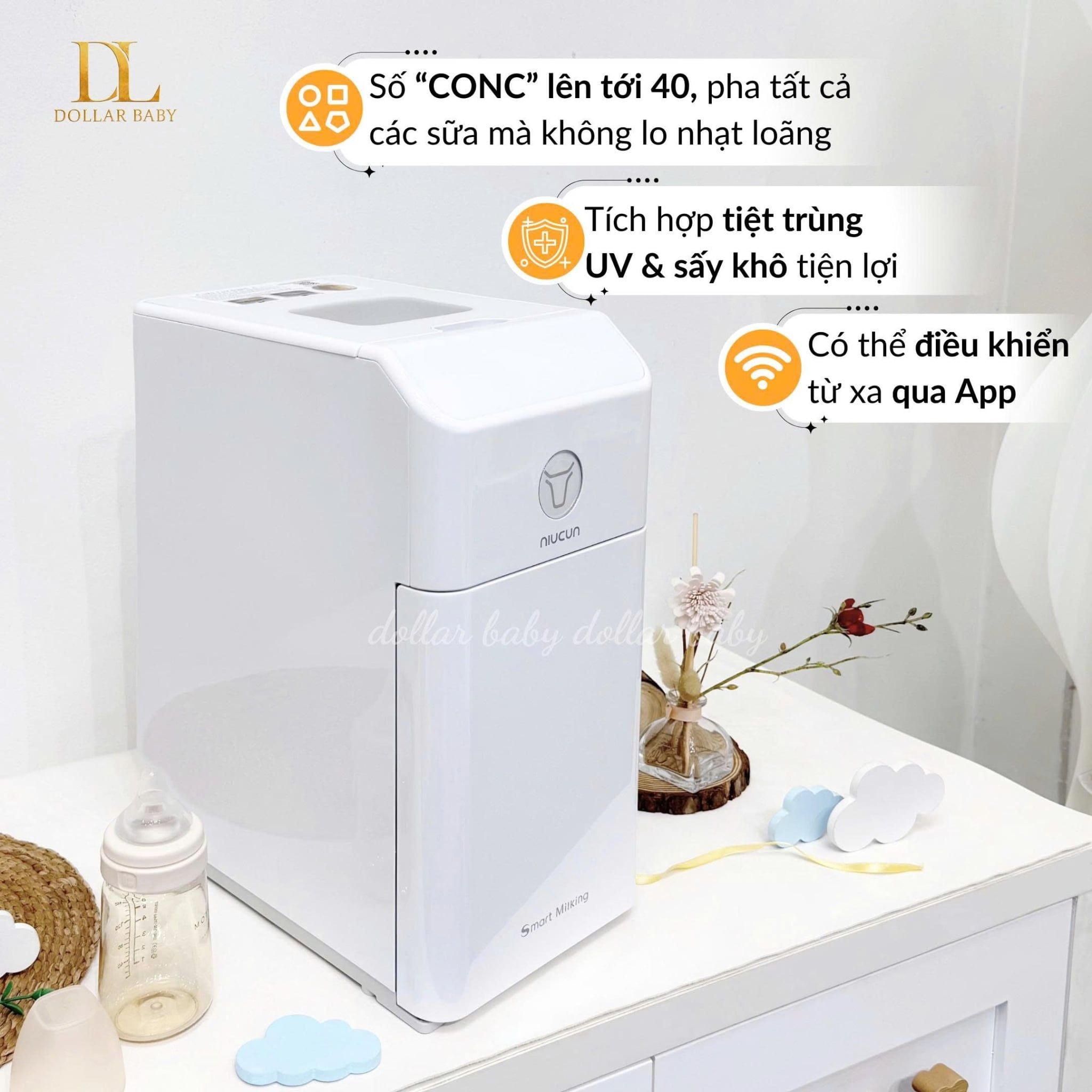  Máy pha sữa Niucun Plus 