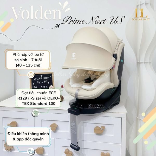  VOLDEN - Ghế ô tô trẻ em Prime NextUS (40-125cm) 