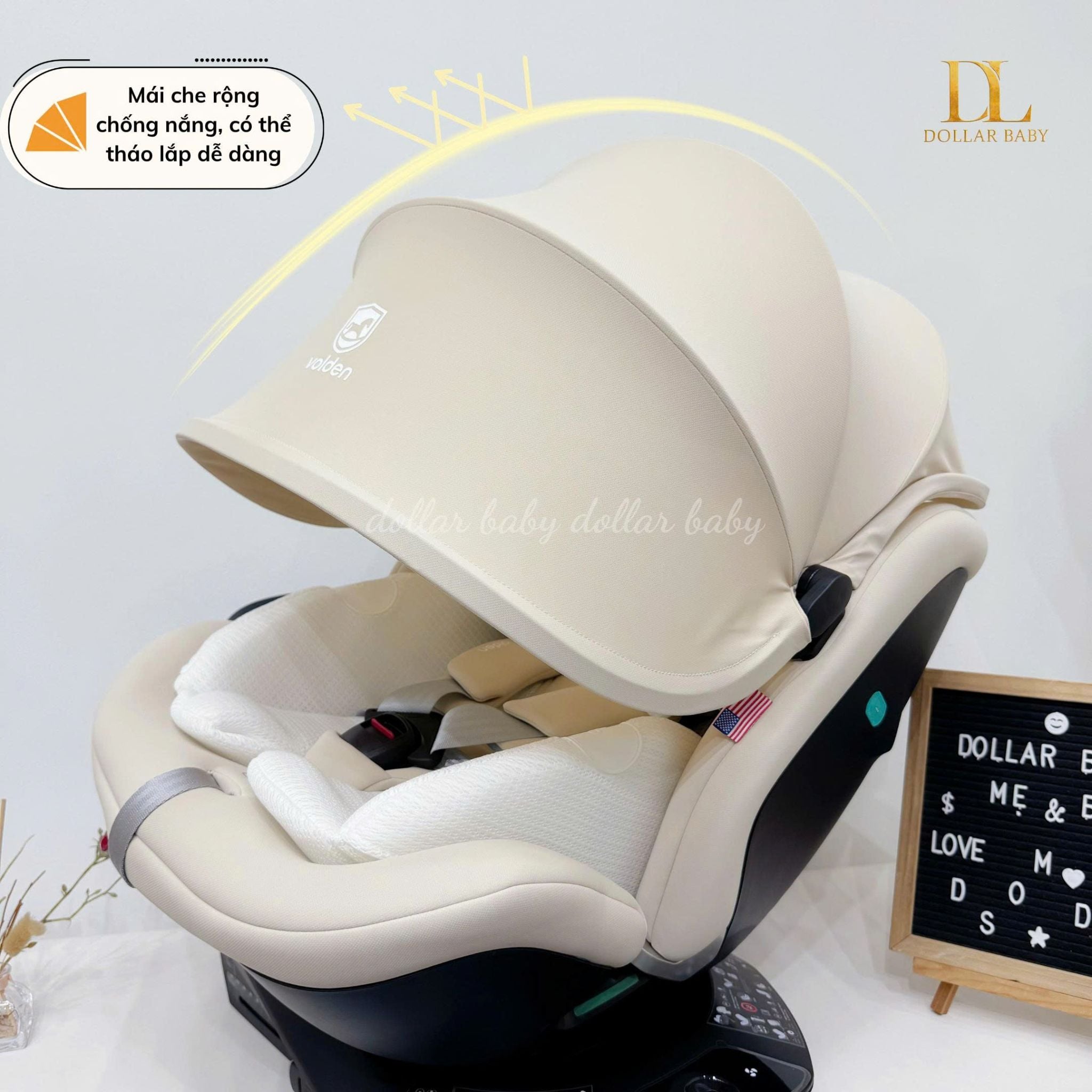  VOLDEN - Ghế ô tô trẻ em Prime NextUS (40-125cm) 